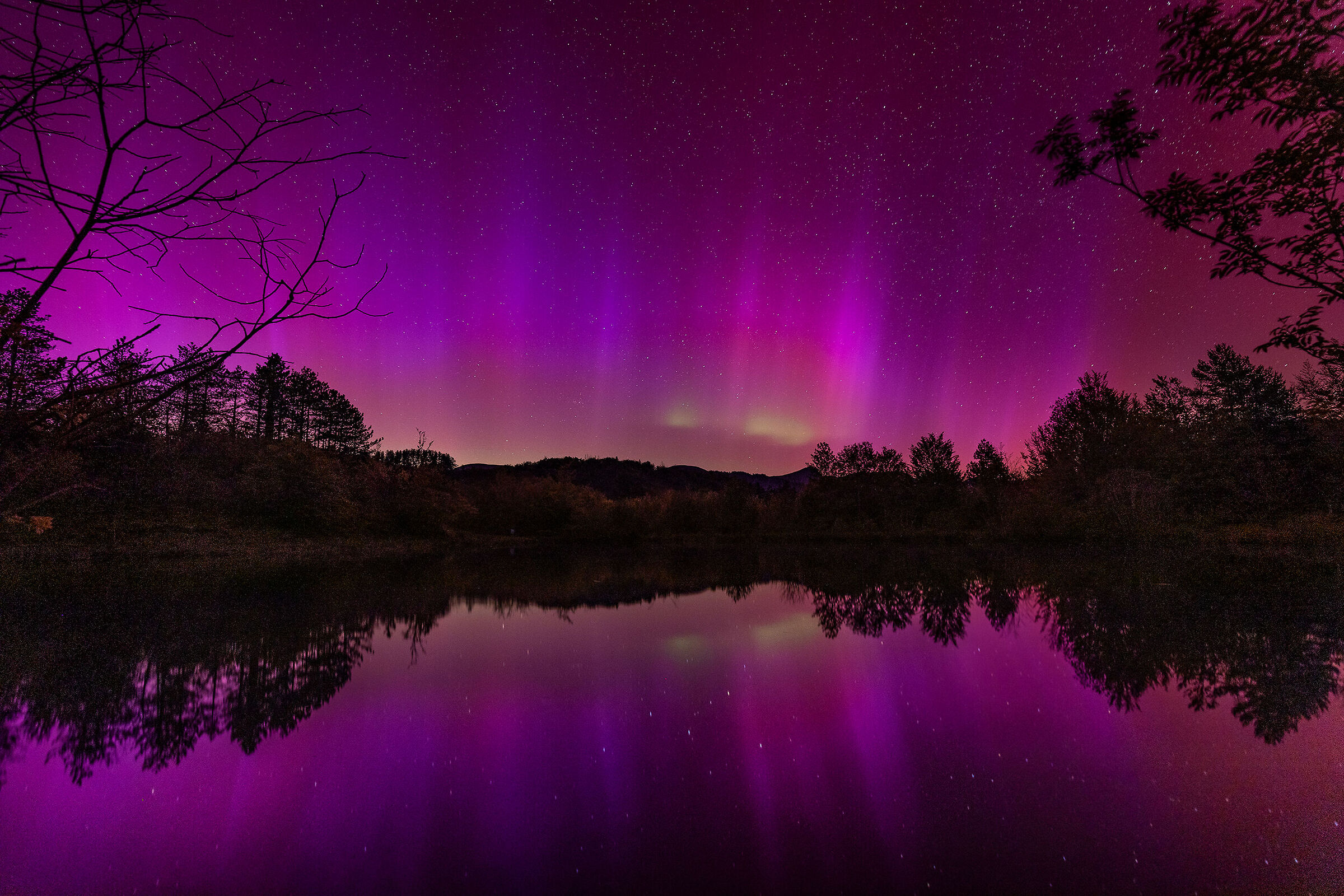 Aurora nello specchio