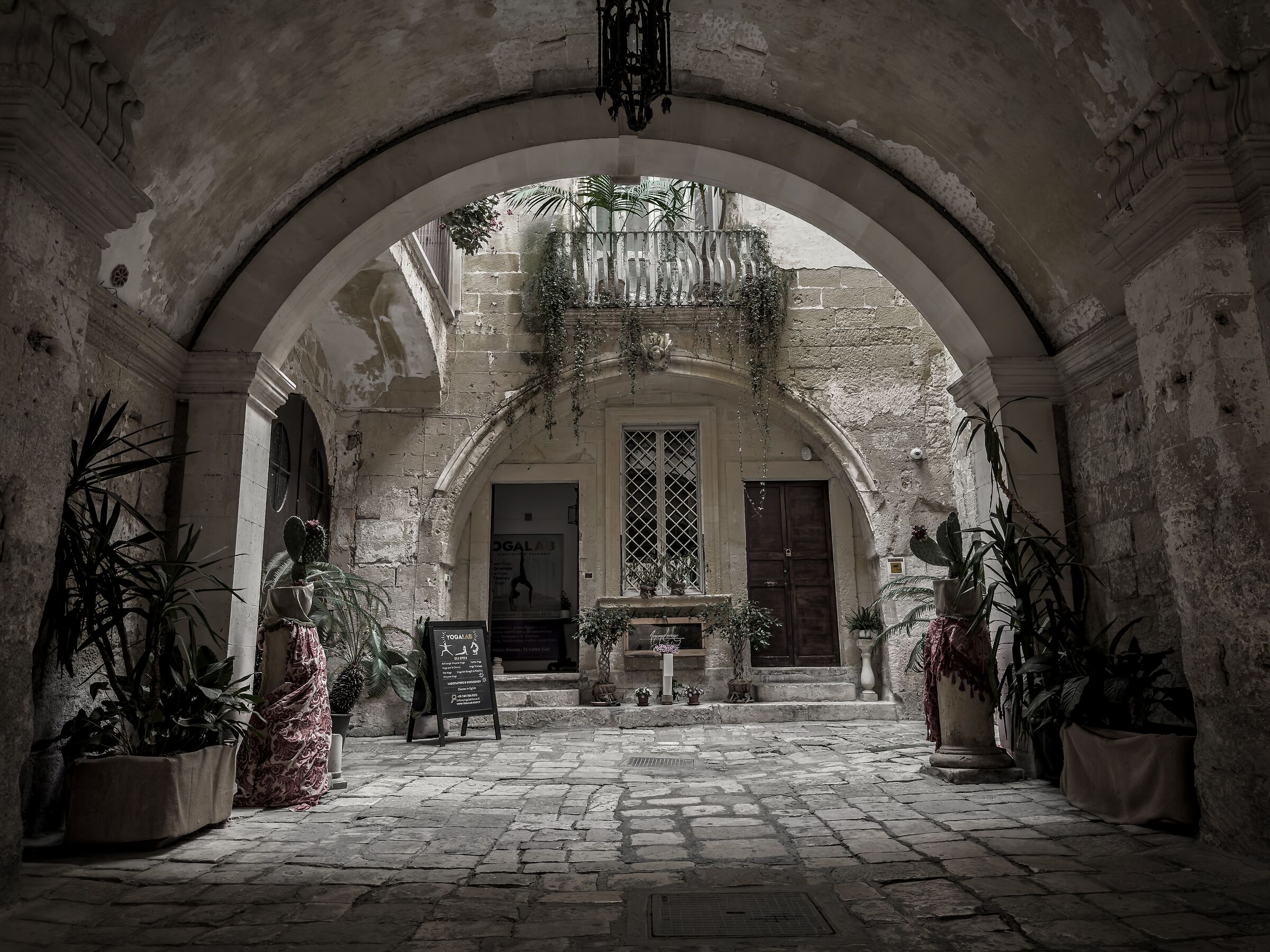 The Baroque Courtyard of Lecce