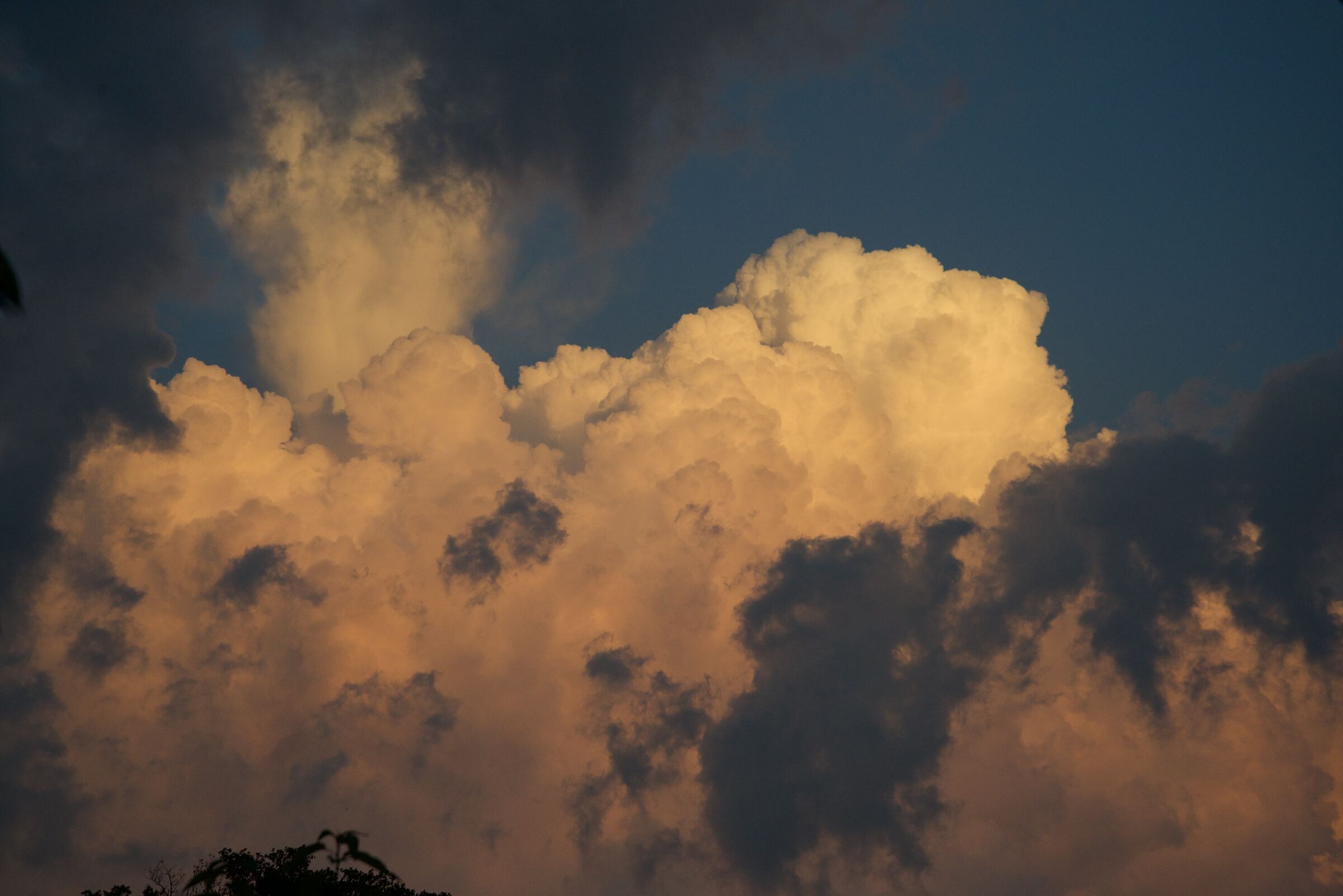 The color of clouds.