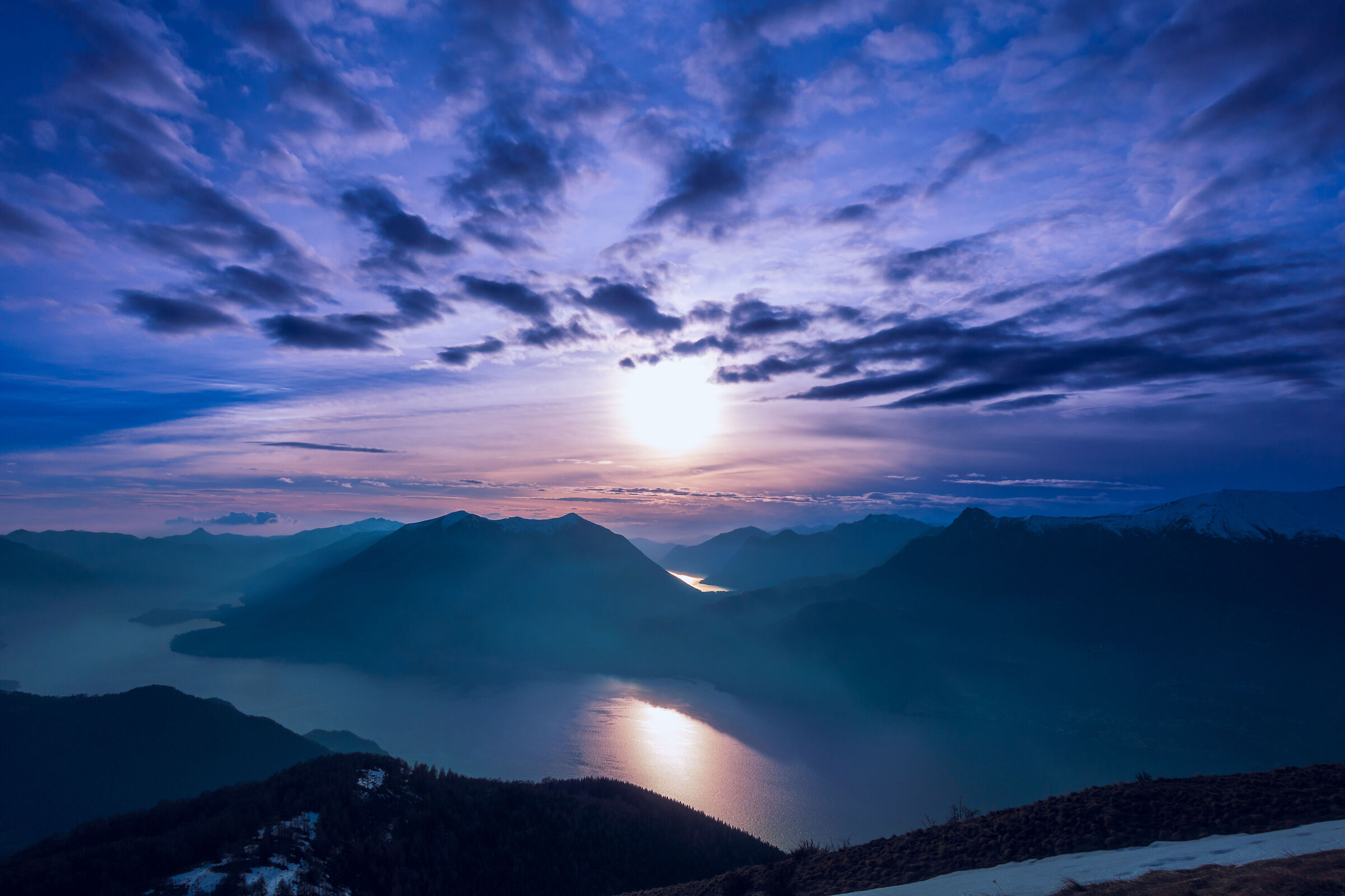 Tramonto con vista