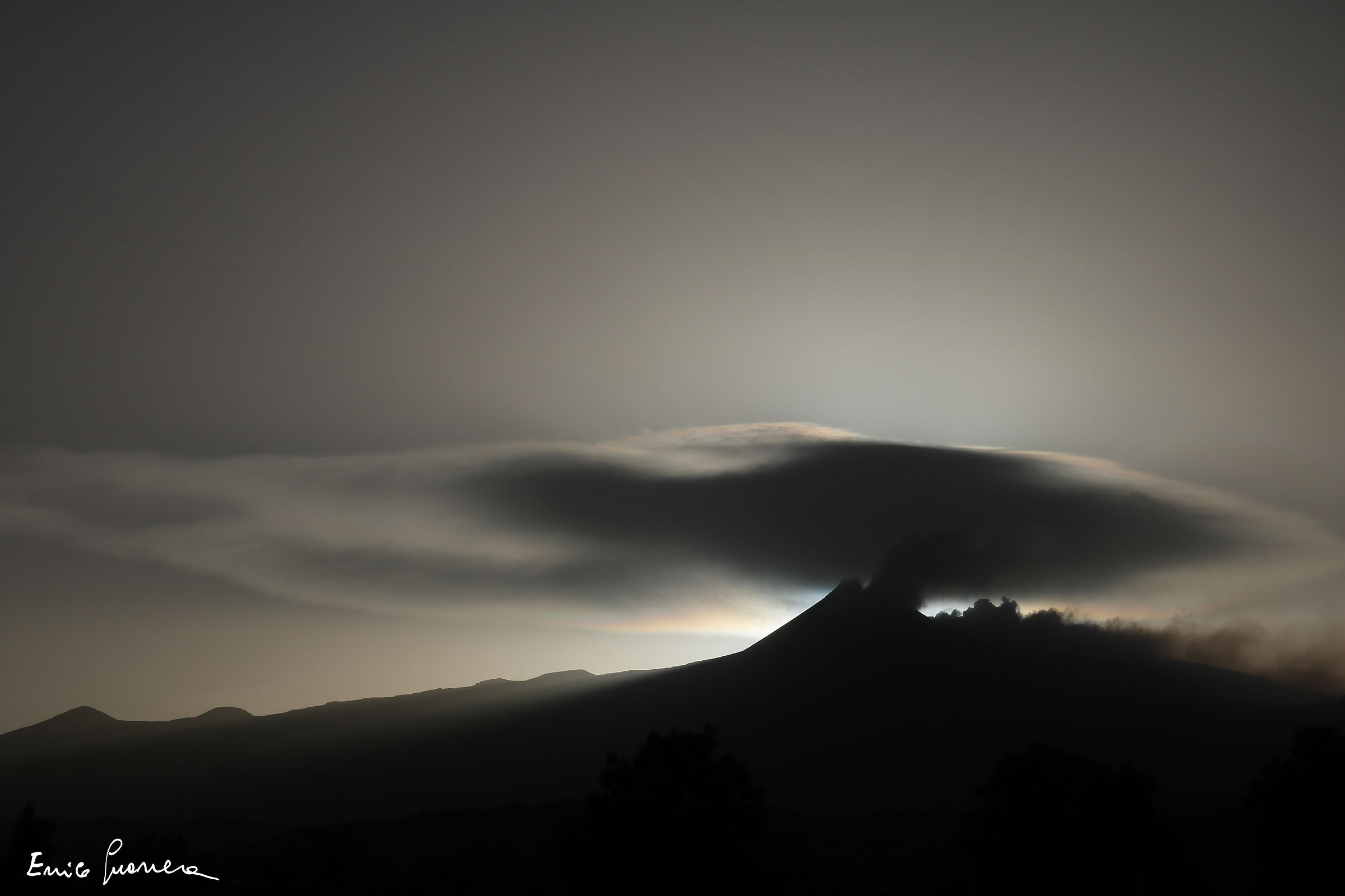 Etna, sunset
