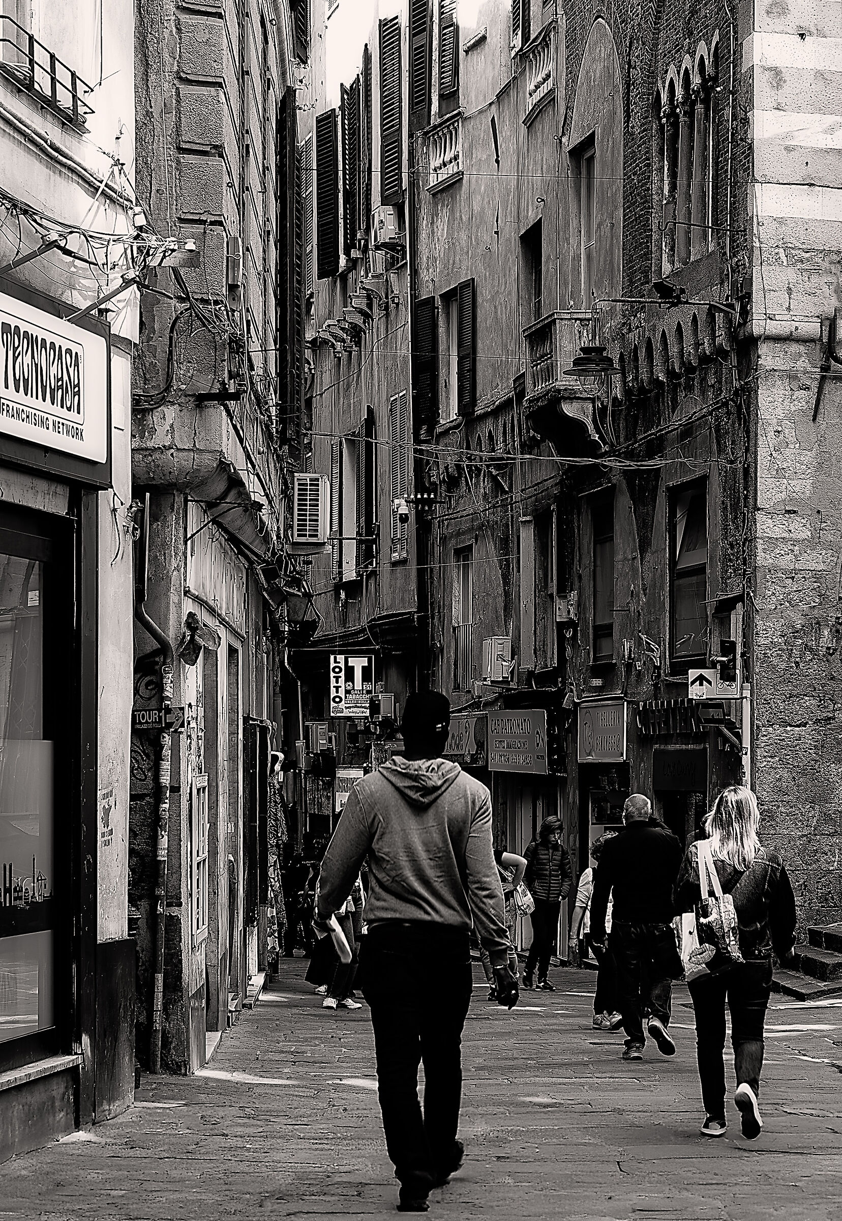Genova - Via del centro storico
