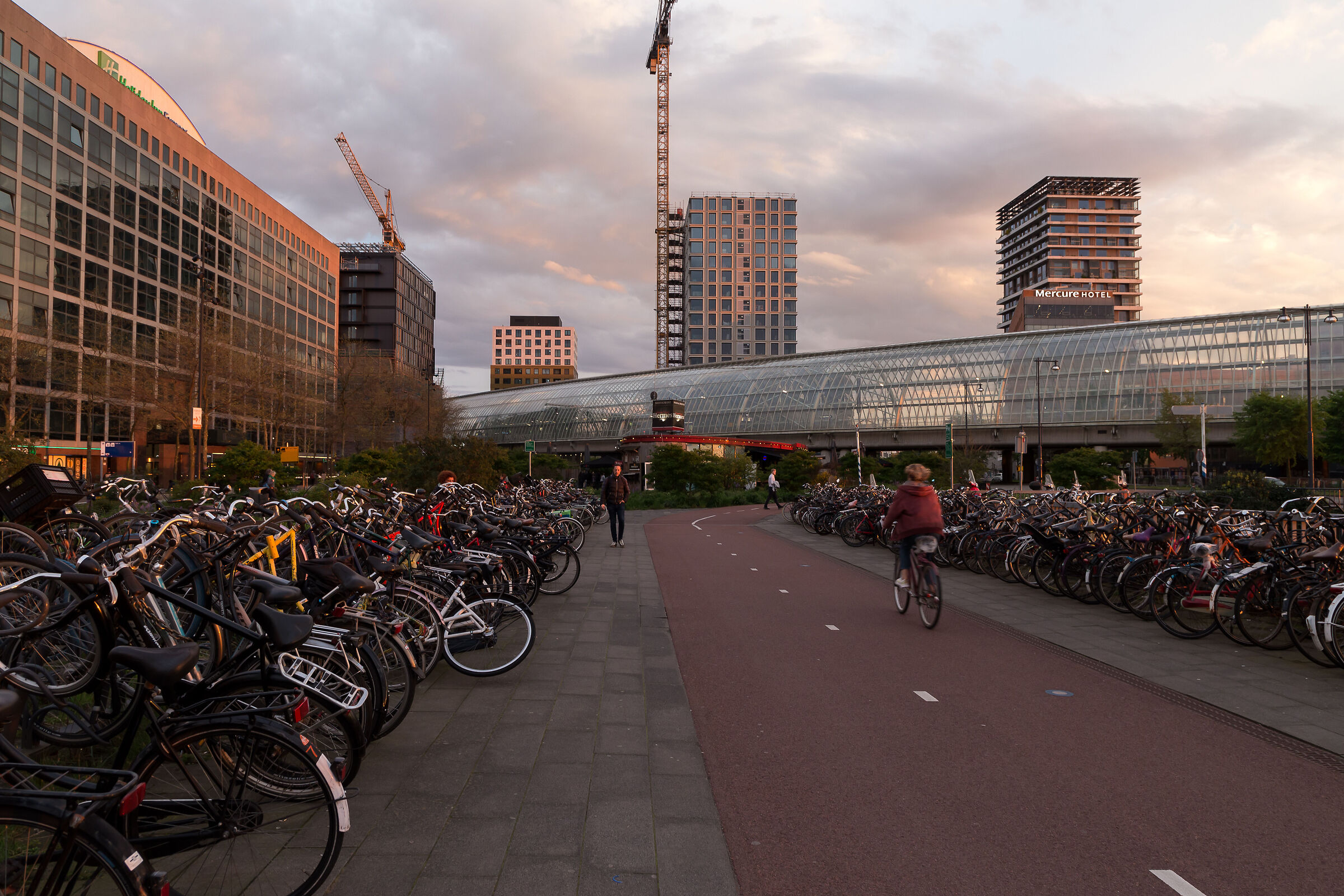 amsterdam tramonto a sloterdijk