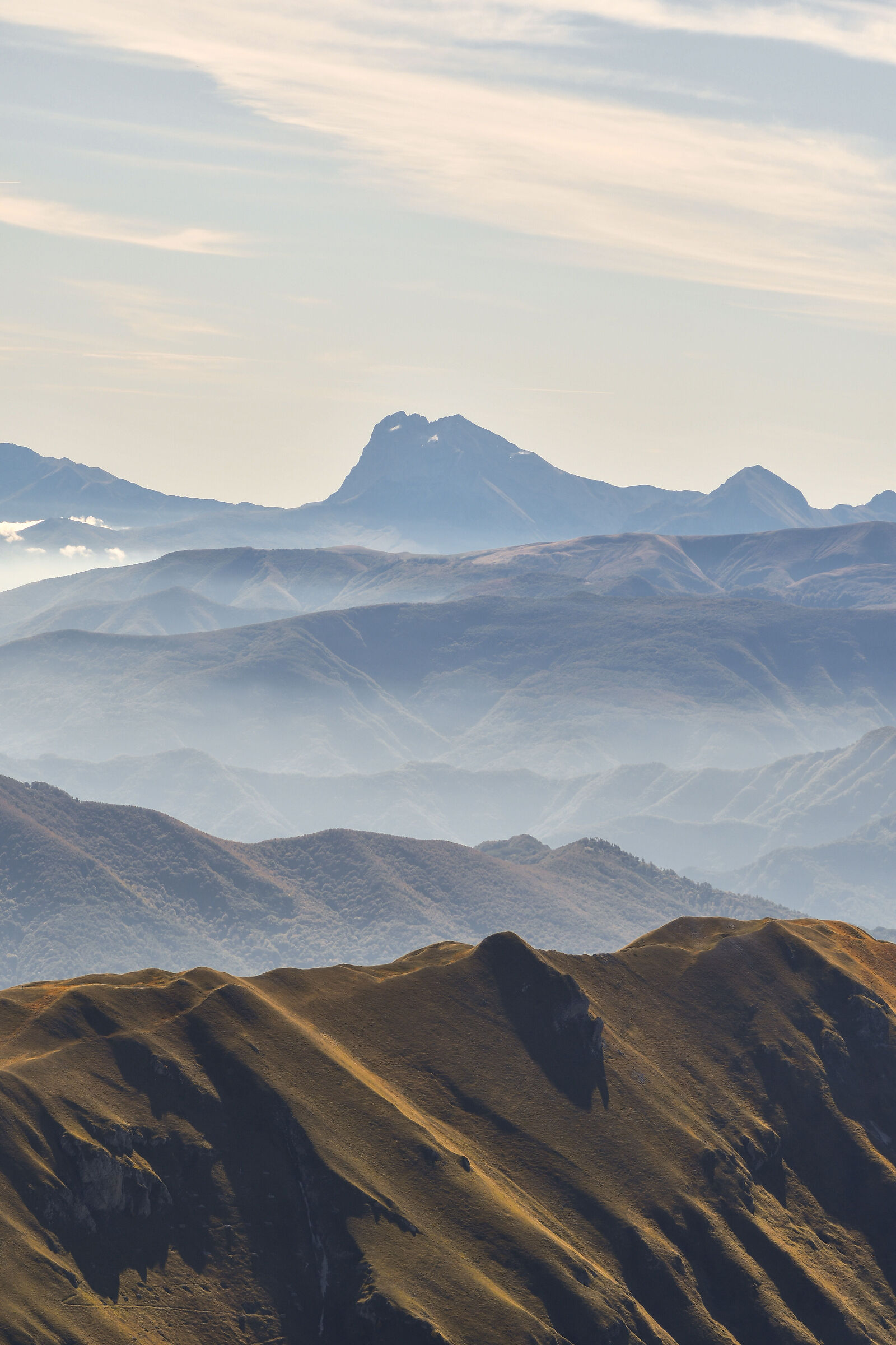 Gran Sasso from the Sibyl Marche