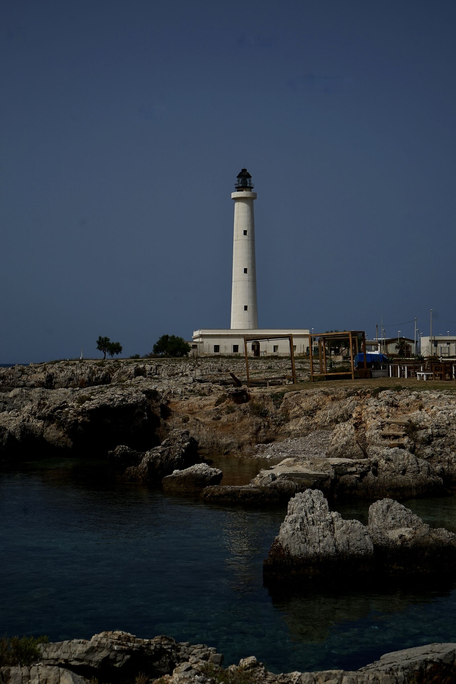 The lighthouse of Punta Sottolie in Favignana