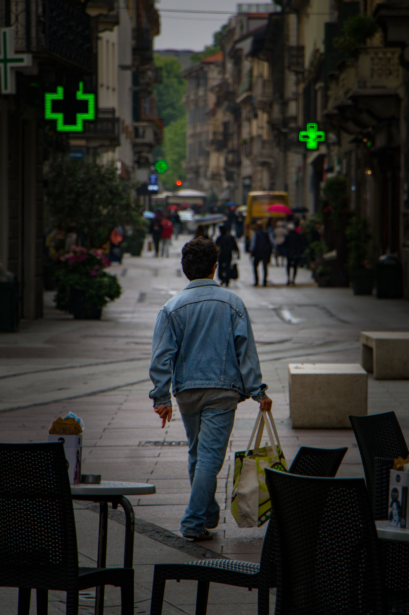 Strolling along Corso Roma