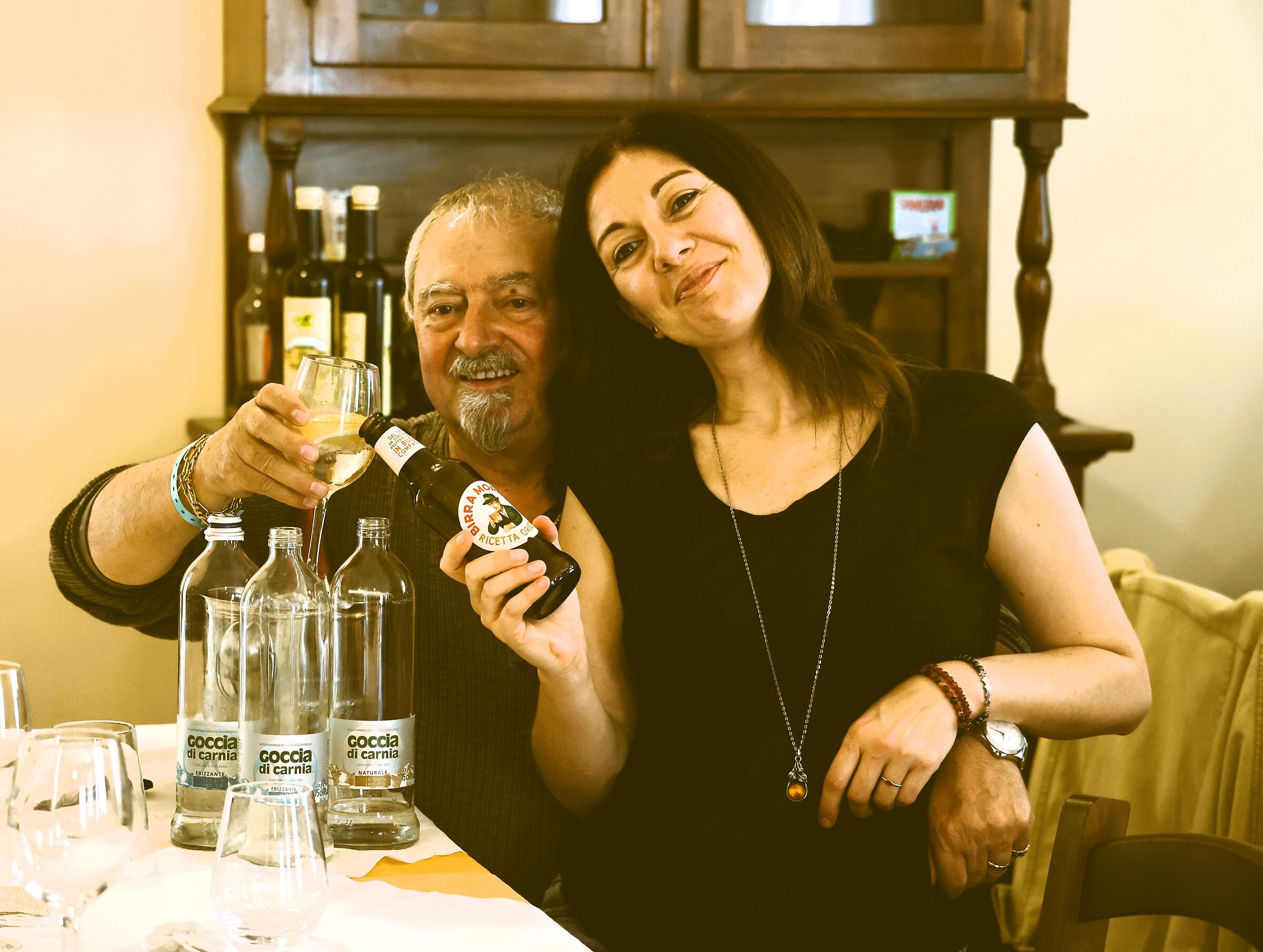 Toast with the secretary