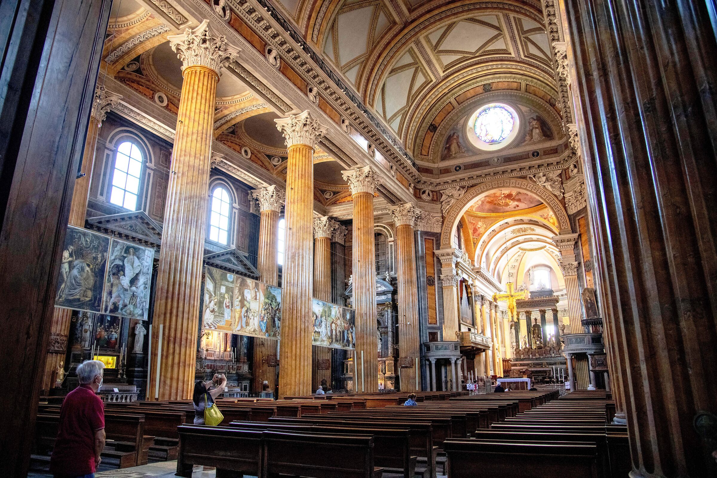 Visiting the churches of Novara