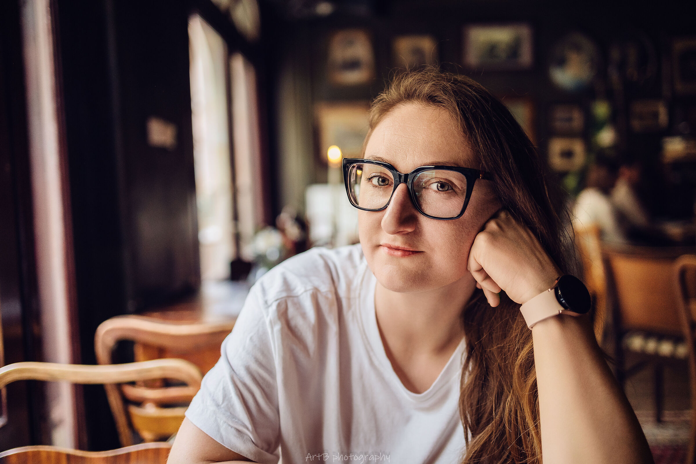Girl with glasses