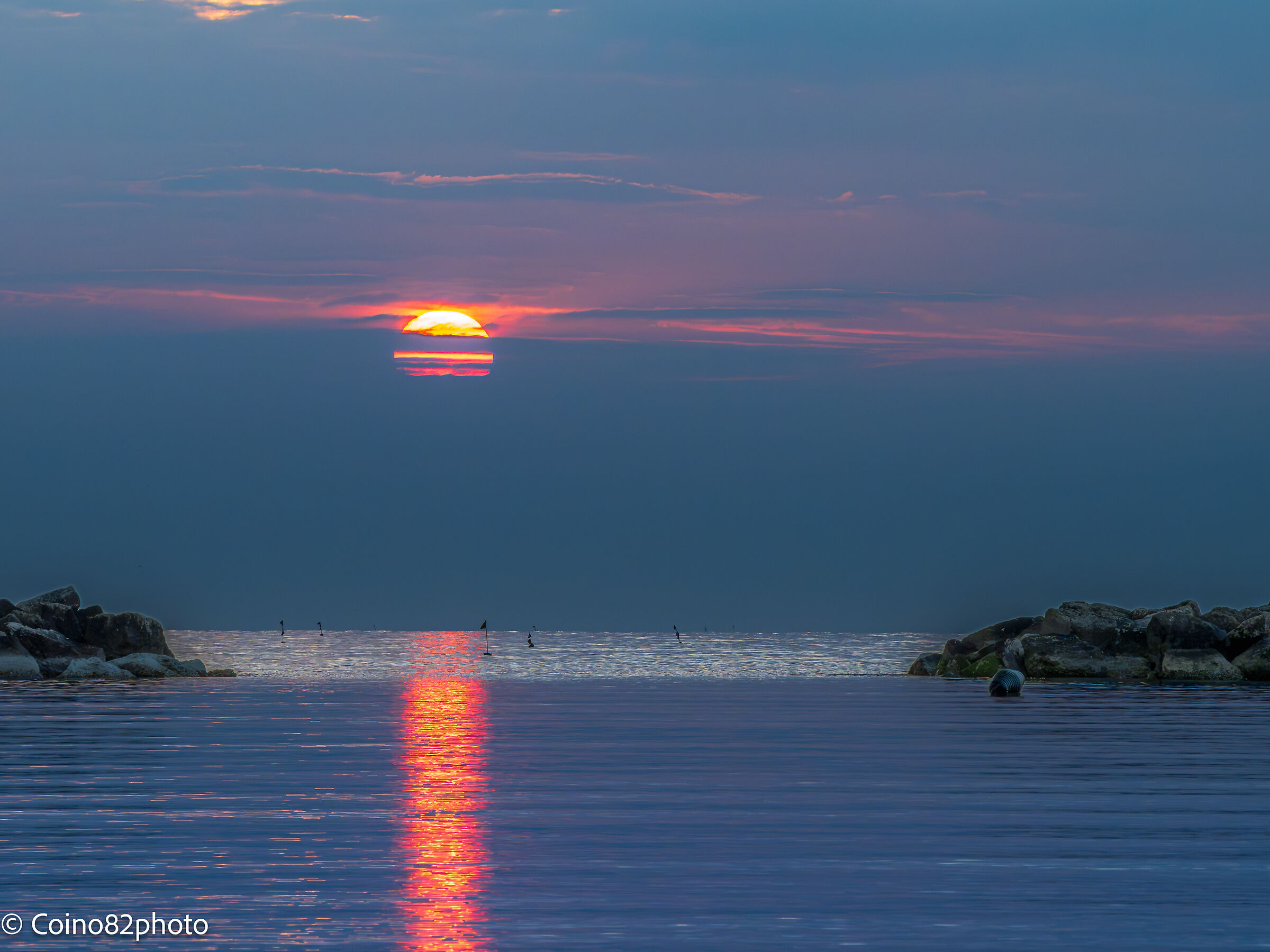 Beach at sunset