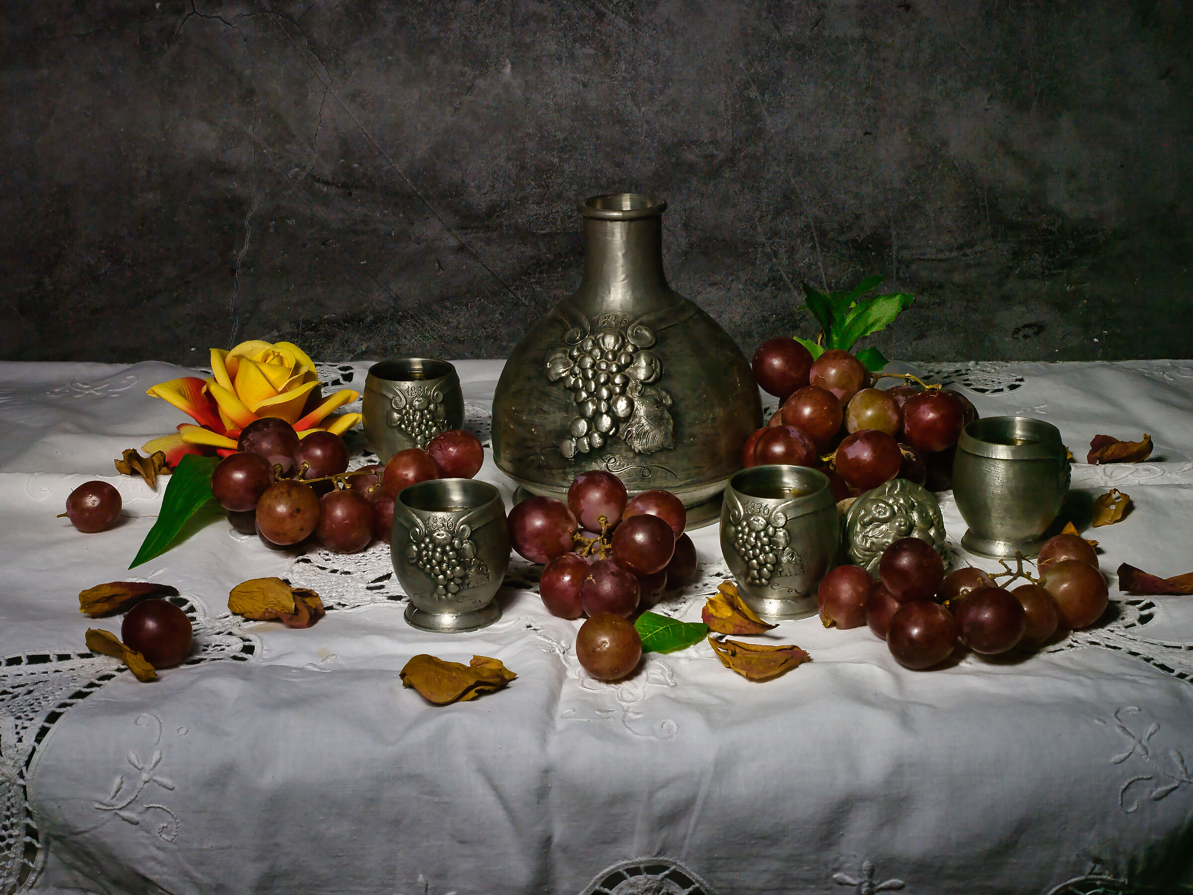 Un bicchiere di vino