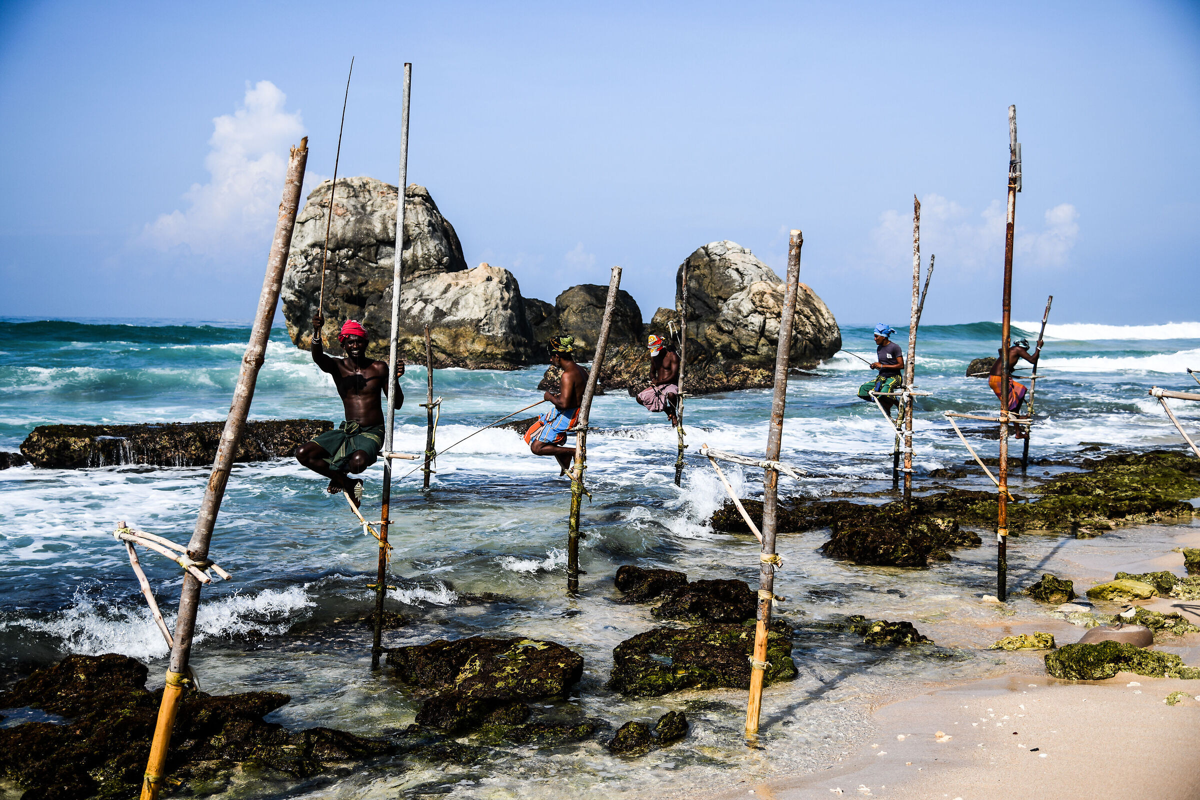 Sri Lanka - i pescatori sul palo