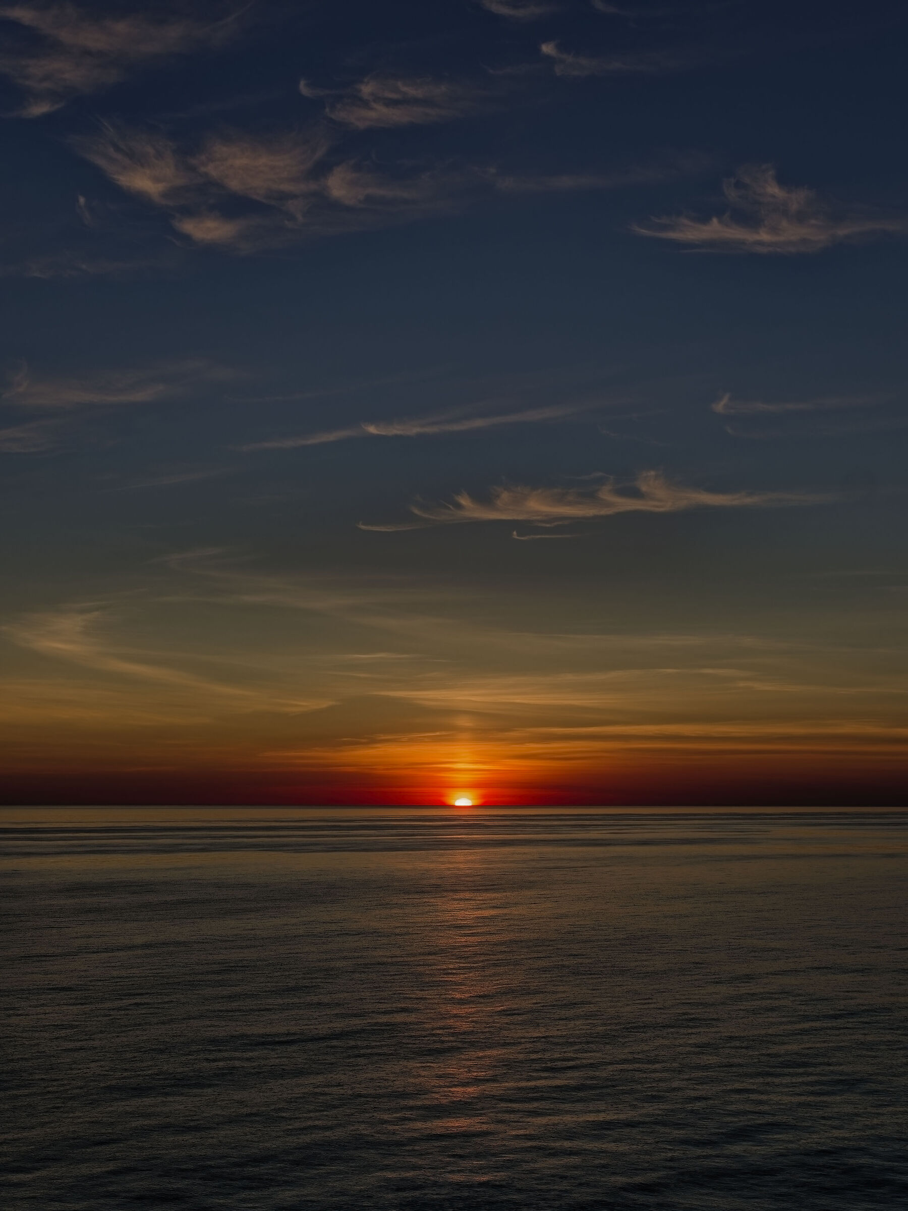 Sunset coming out of Molde Fjord
