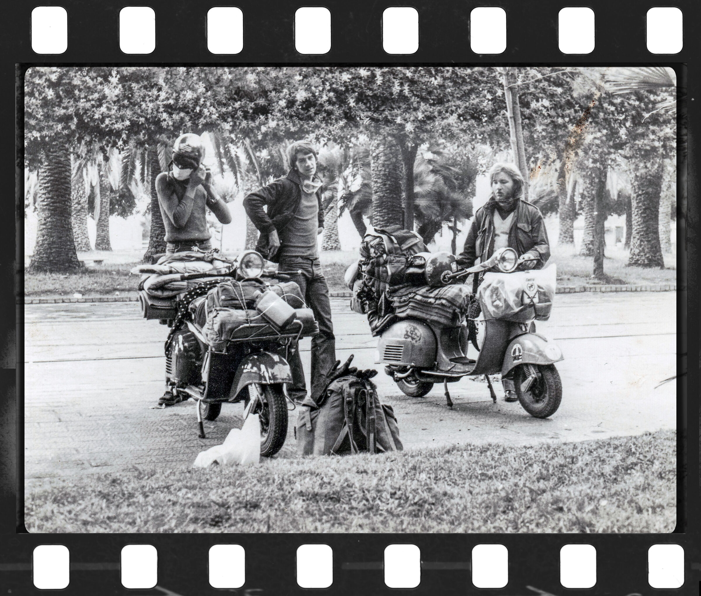 the tour of Italy on a Vespa