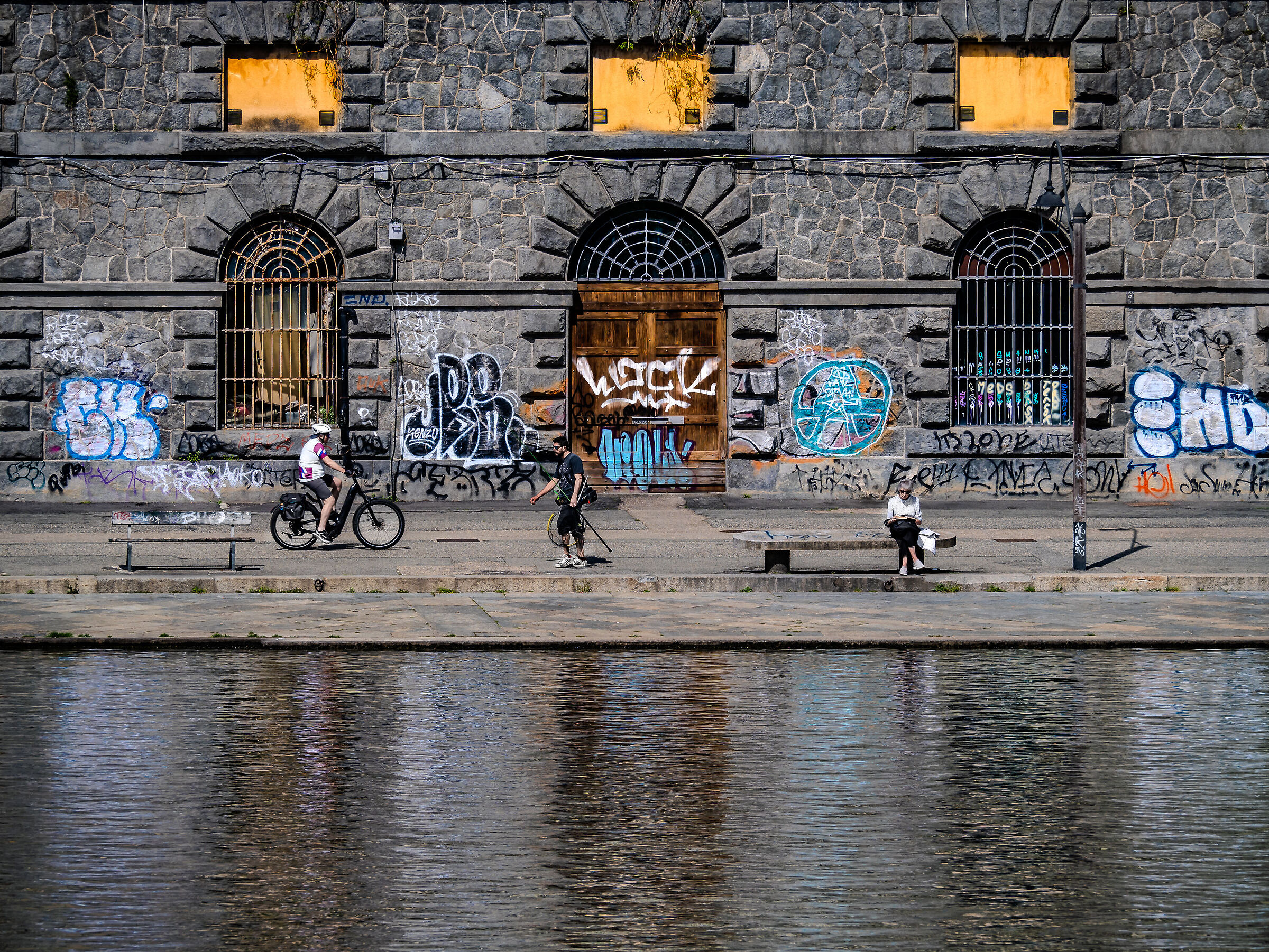 you read, you fish, you cycle...