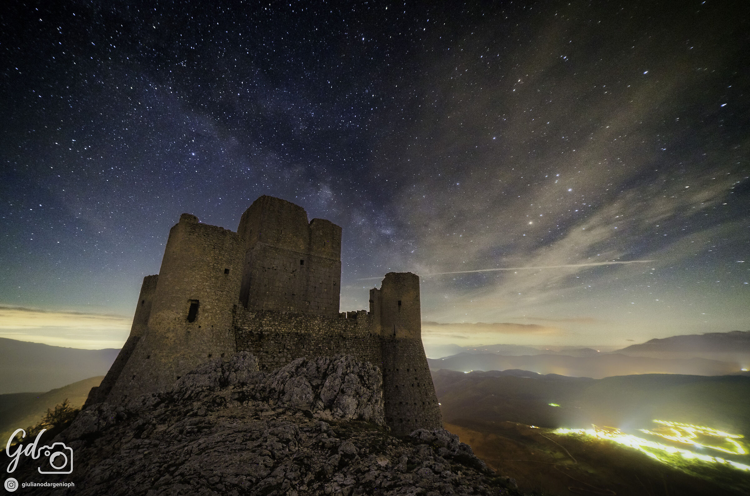Via lattea a Rocca Calascio