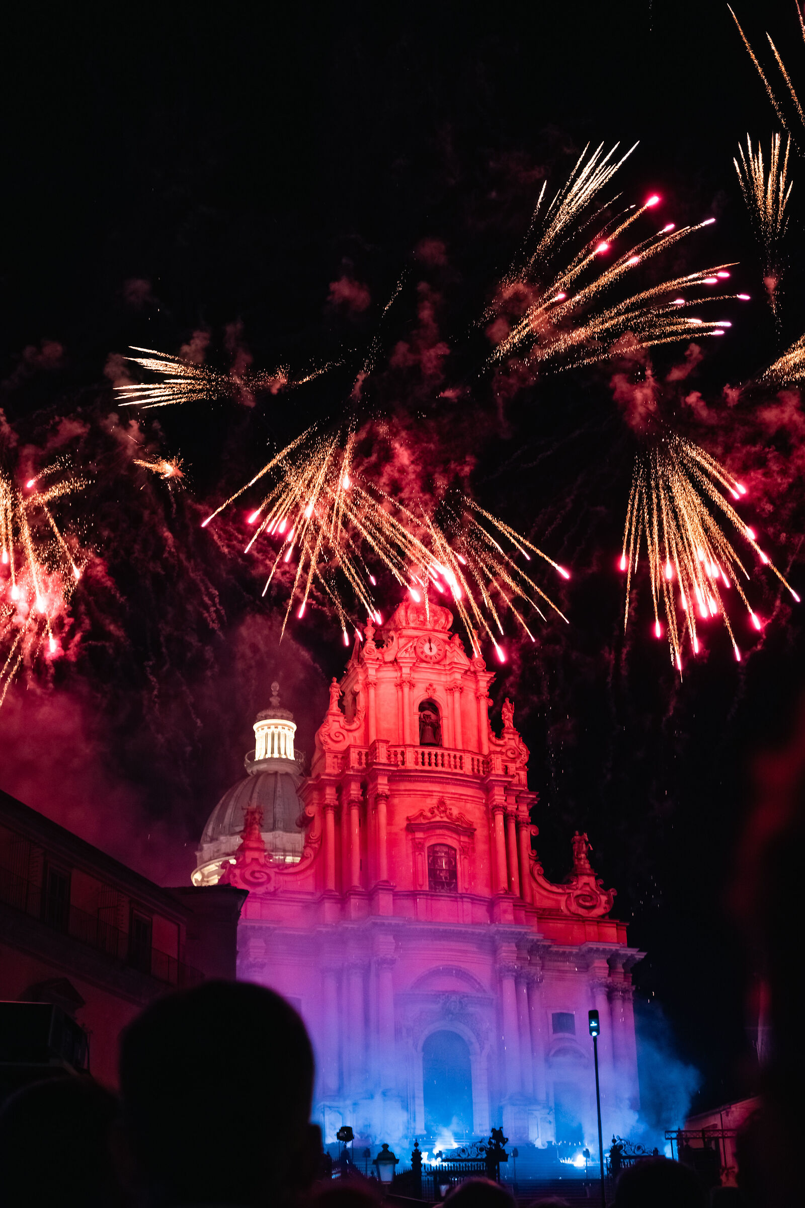 The Duomo is dressed in colors