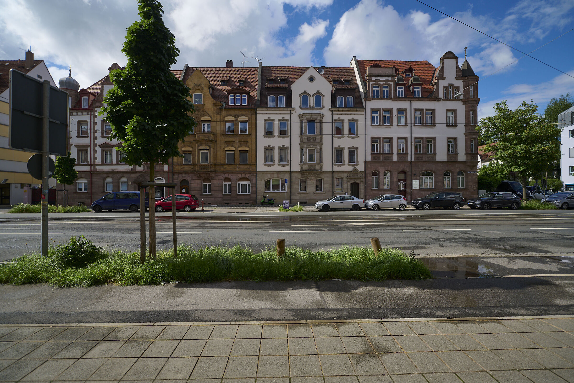 Vecchi edifici sulla Sulzbacher Strasse