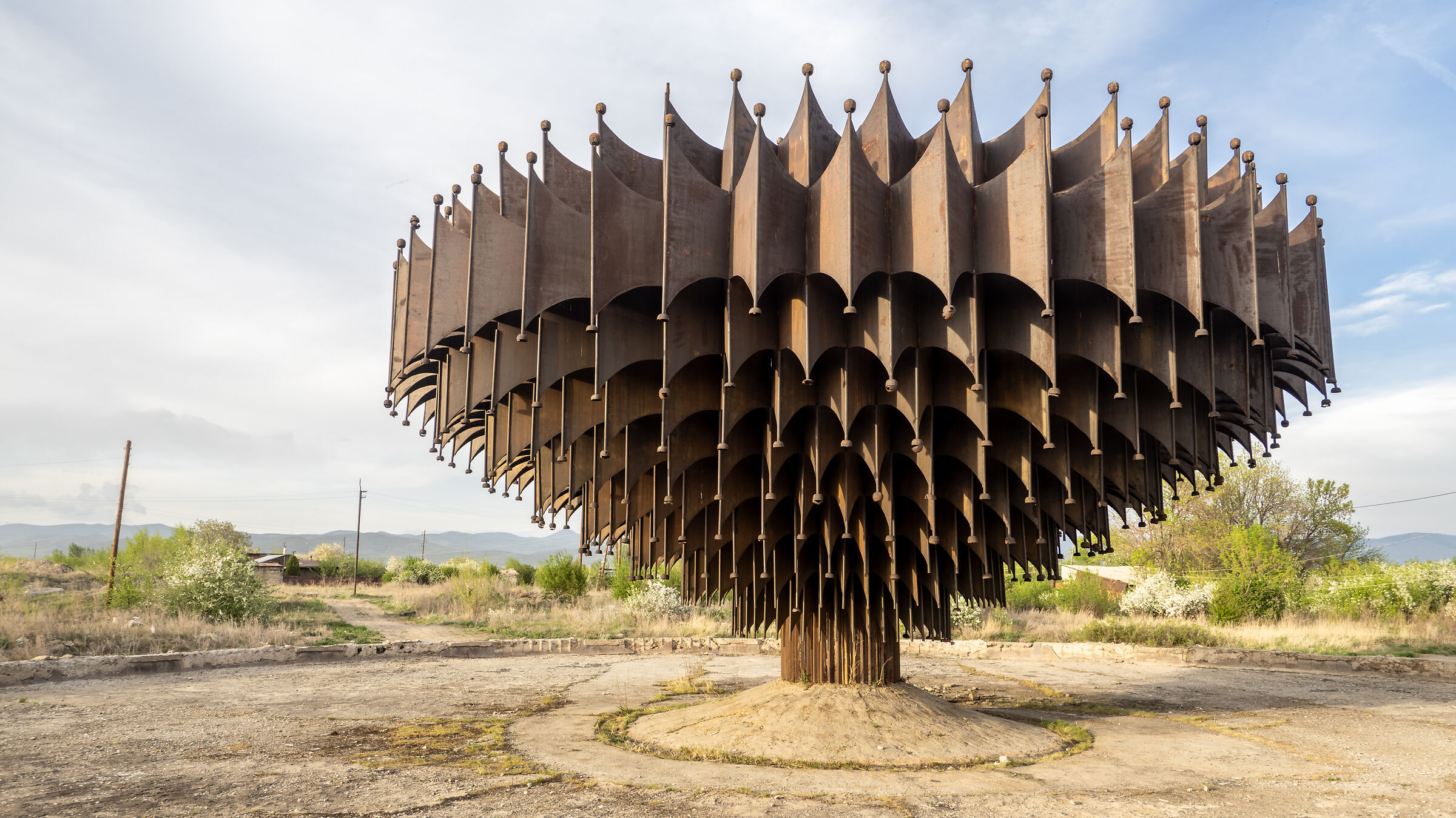 La fontana abbandonata di Gyumri