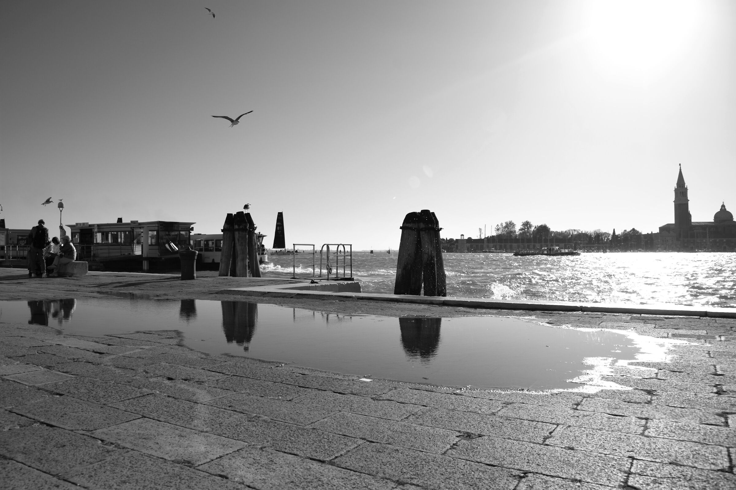 Venezia con molti elementi