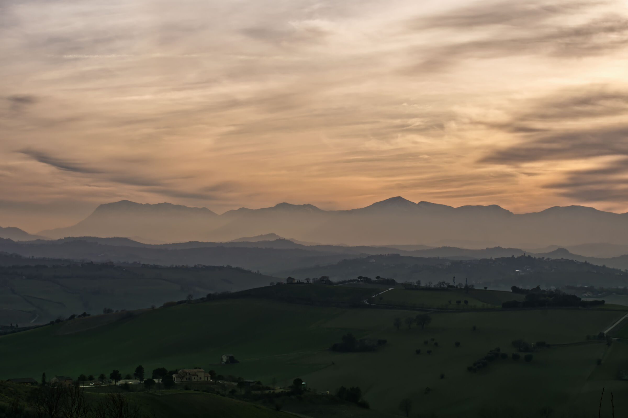Mist on the Sibillini Mountains