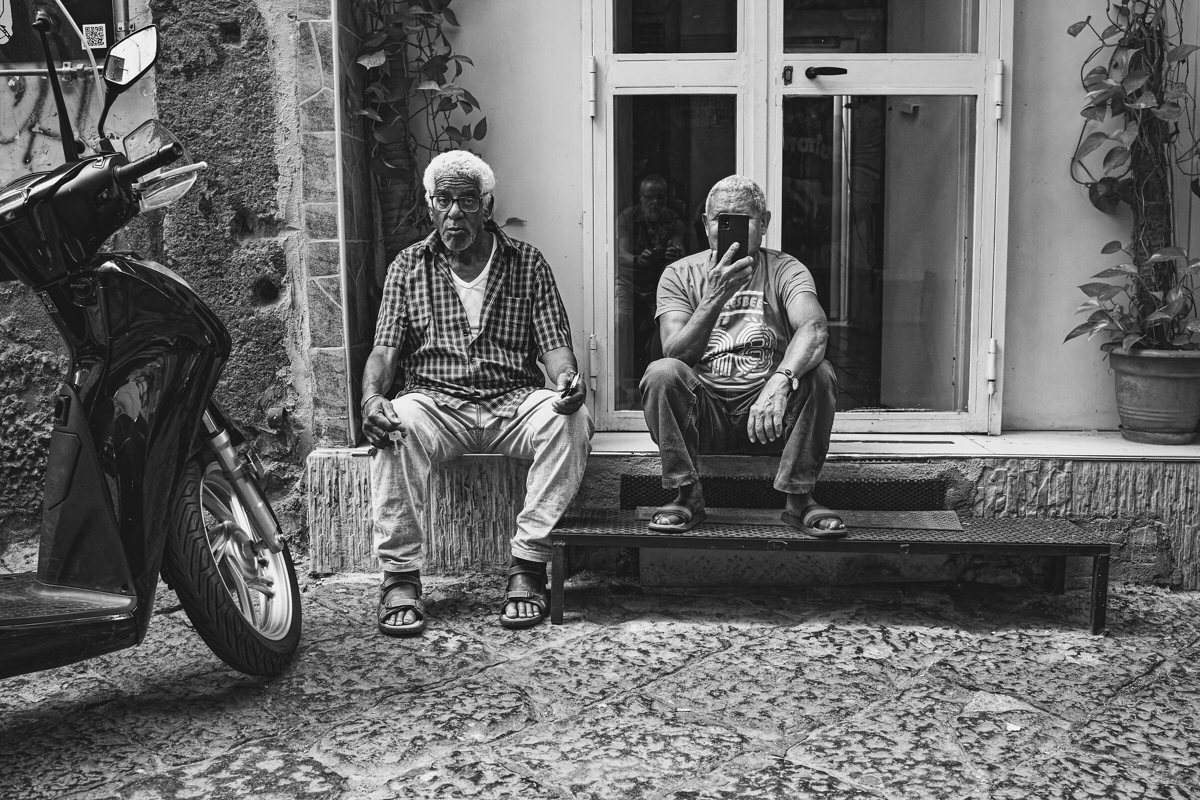 Immagini dell'istantanea sulla strada.