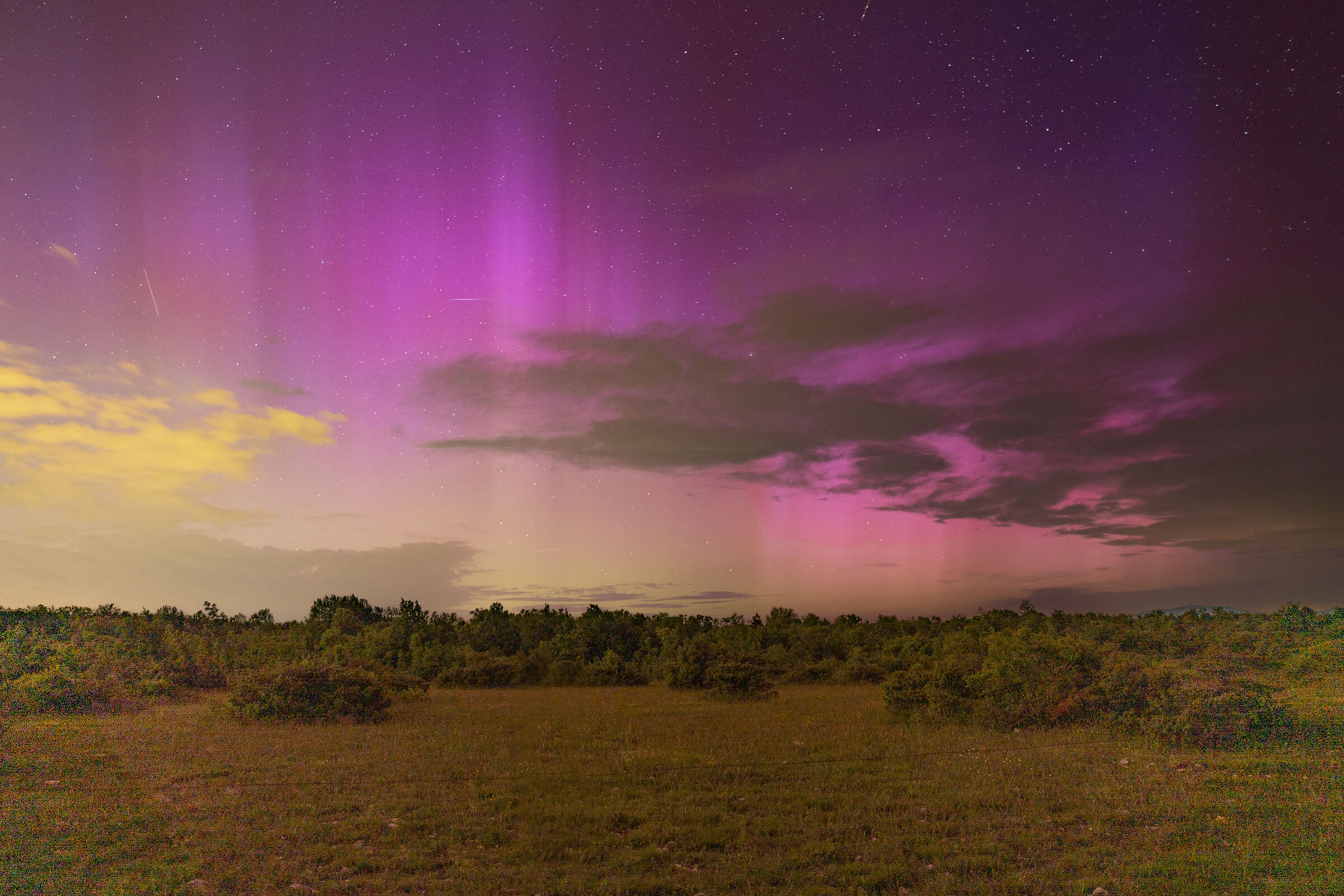 Aurora Boreale 11 maggio 2024 vicino a Trieste -1