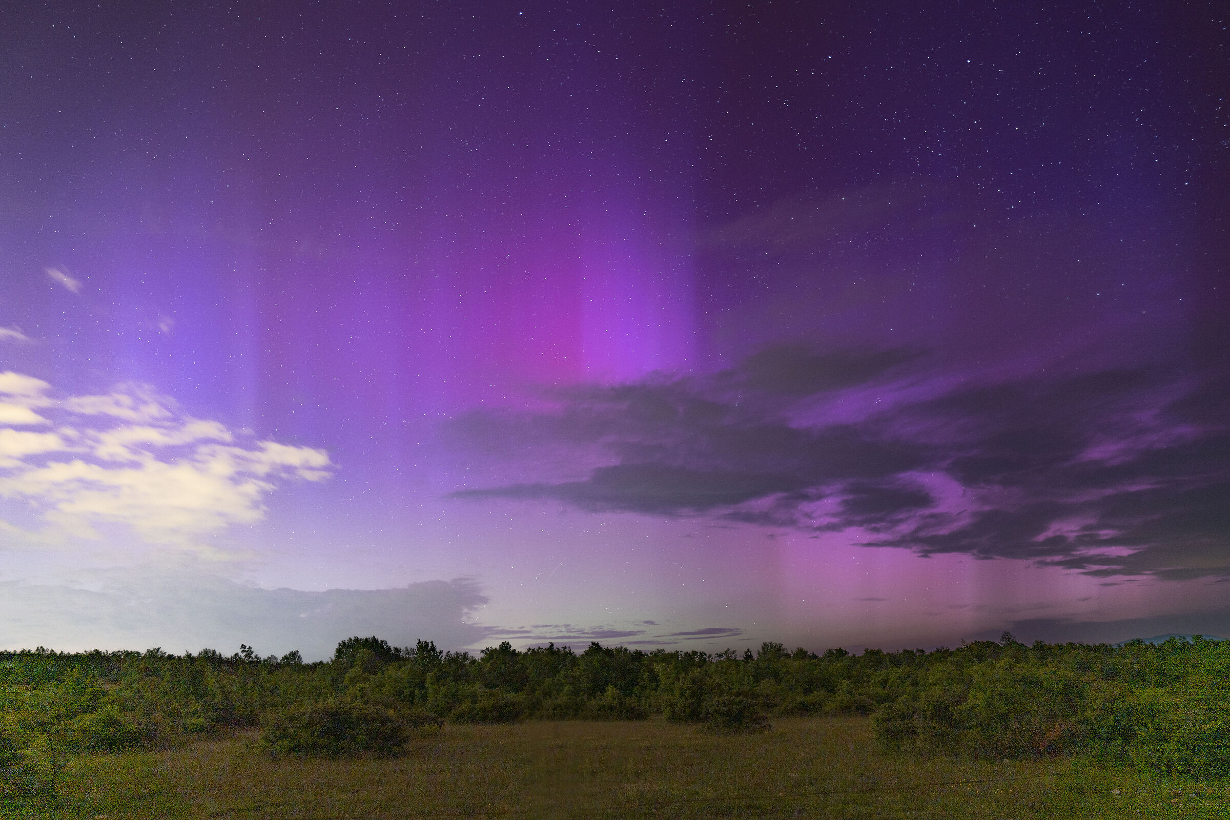 Aurora Boreale 11 maggio 2024 vicino a Trieste -4
