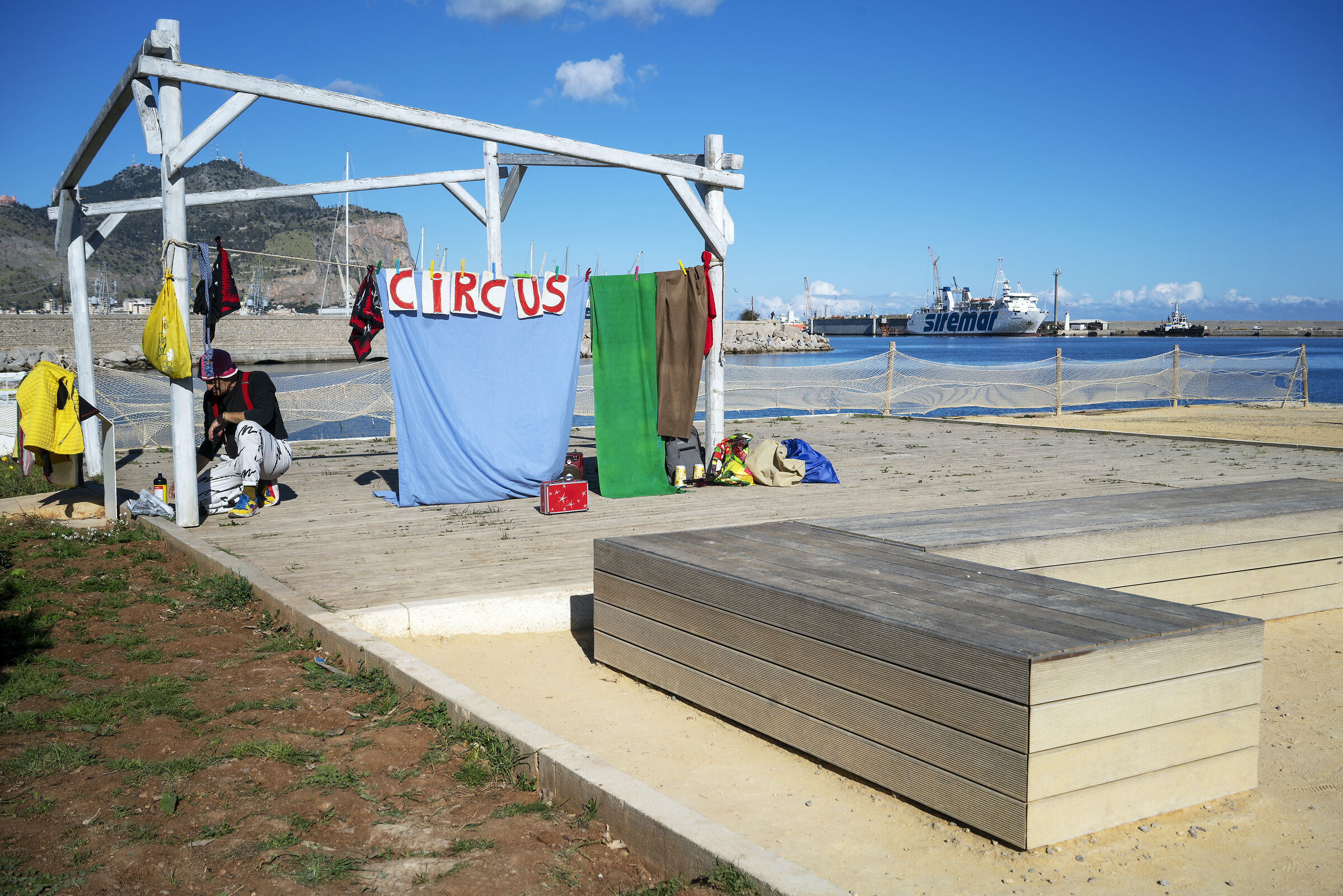 Lungomare di Palermo, si prepara lo spettacolo