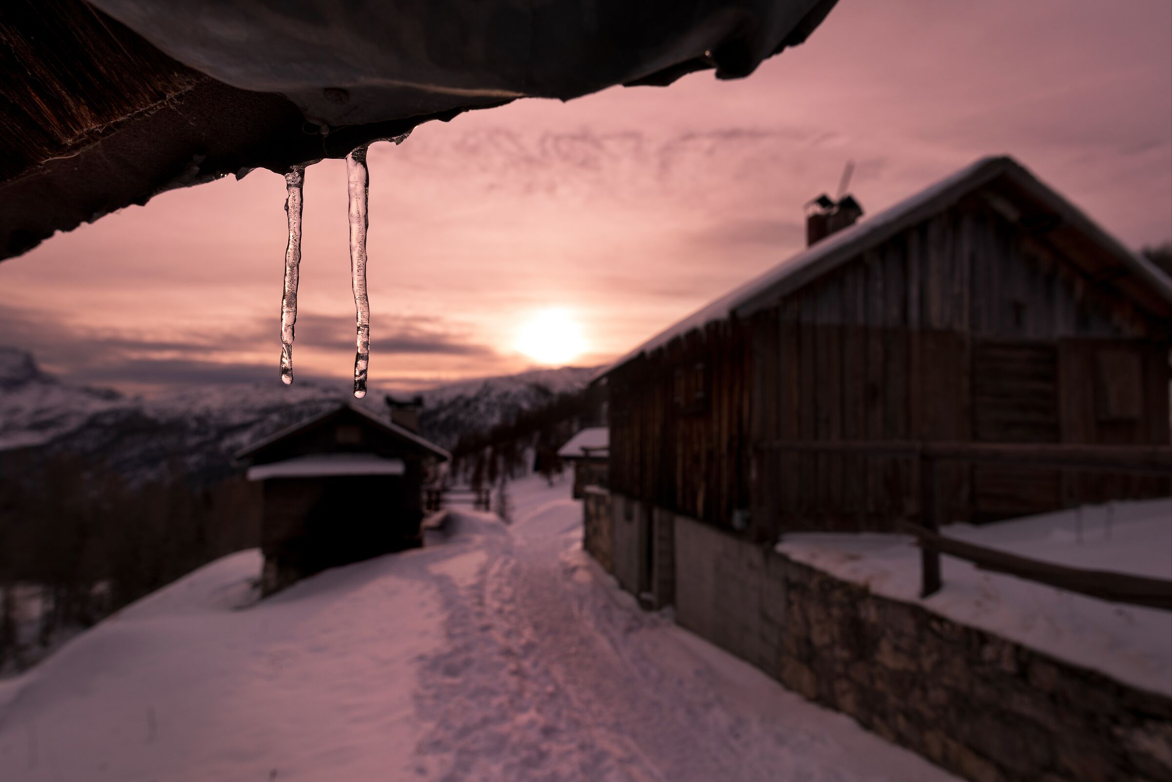Sunset in Val Fredda
