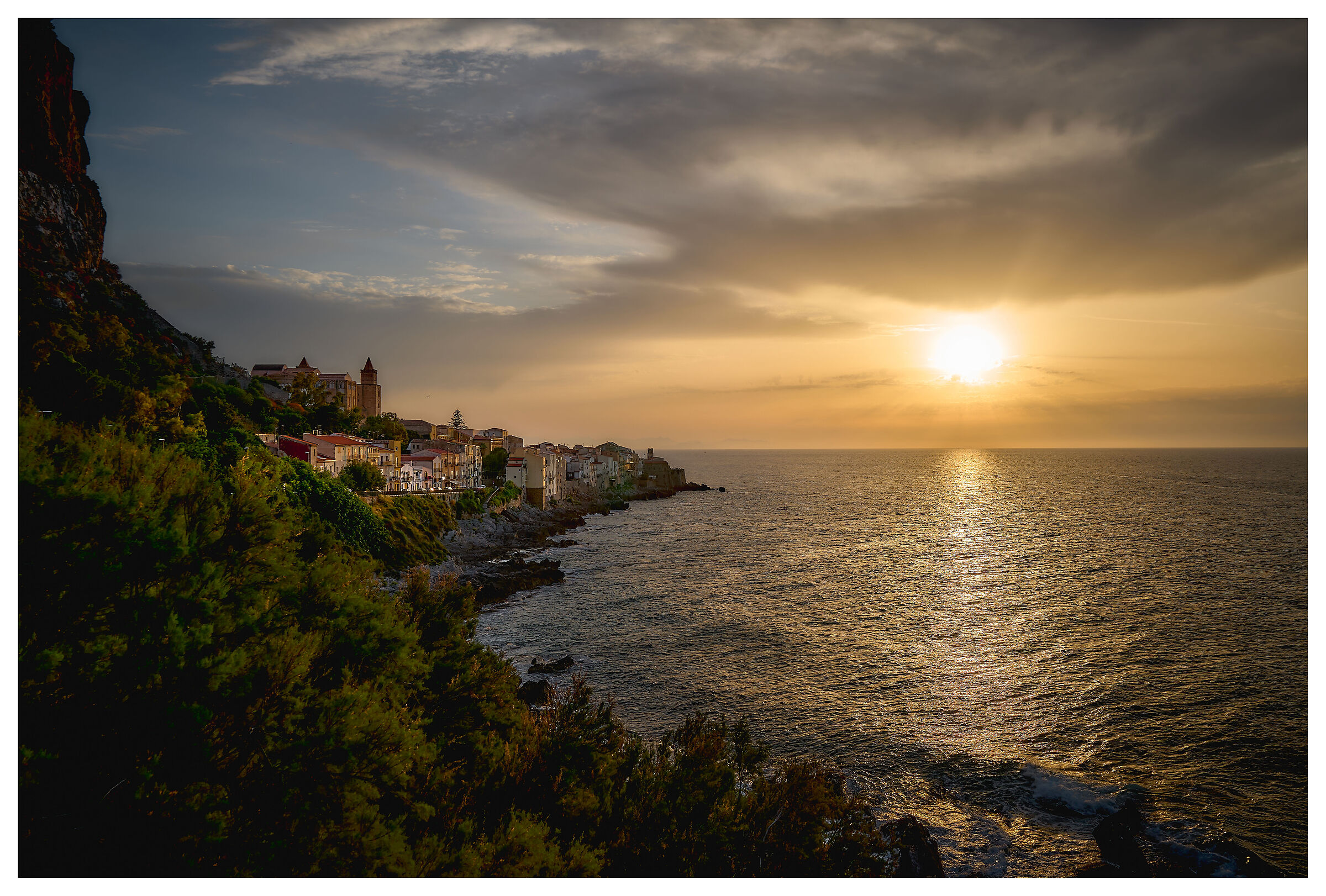 Sunset in Cefalù