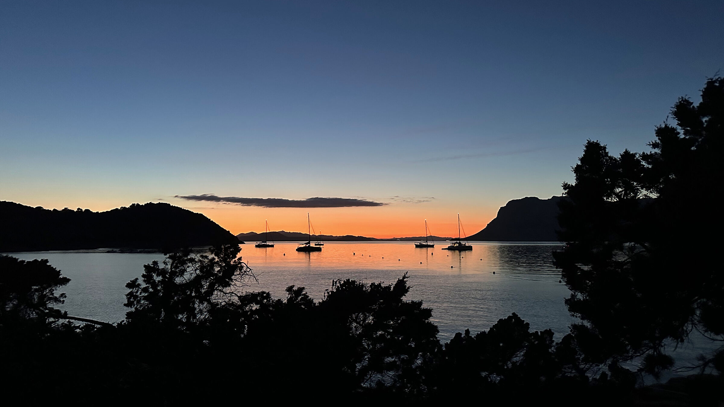 Sunset at Cape Coda Cavallo