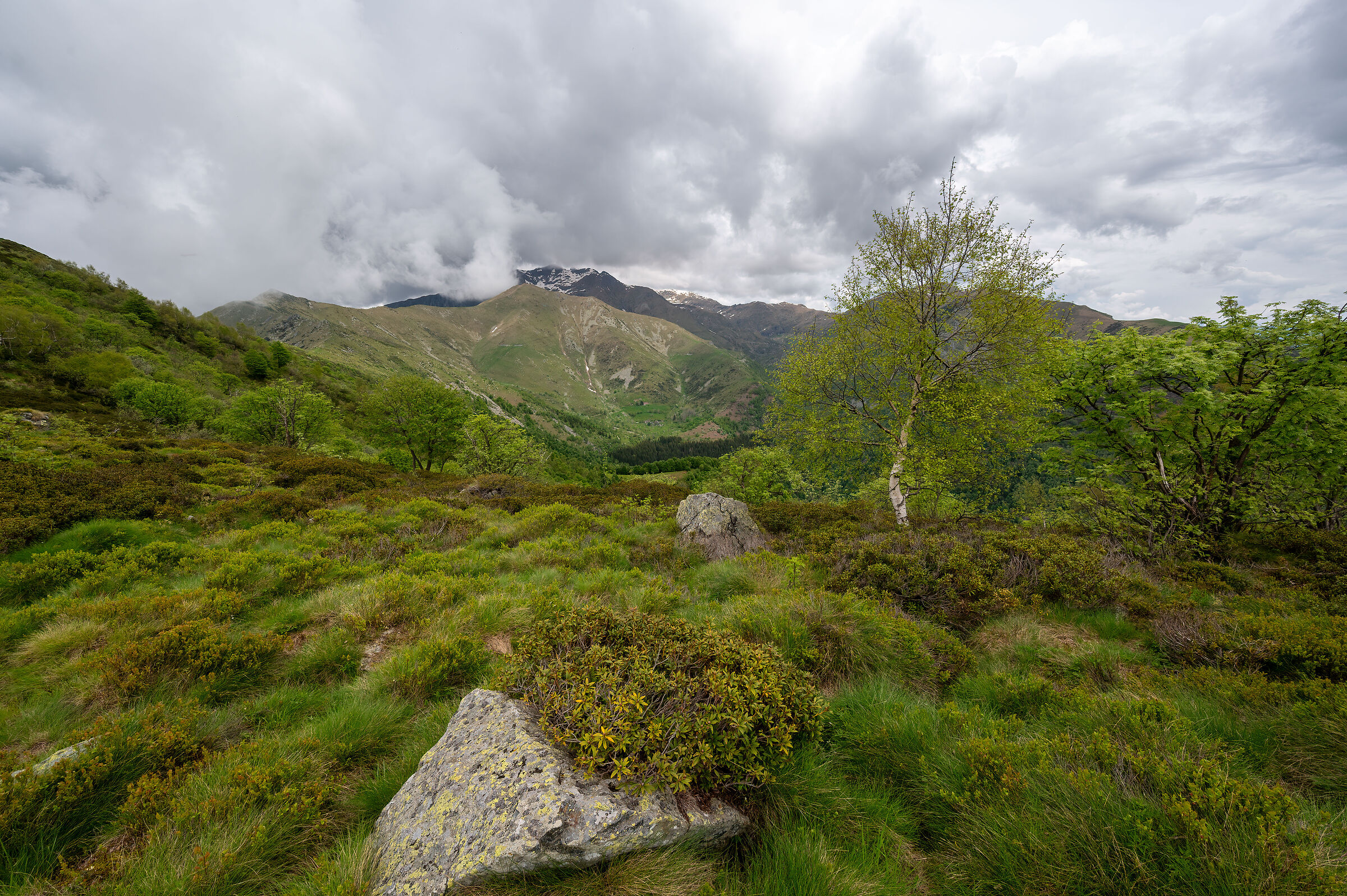 Thunderstorm in the mountains