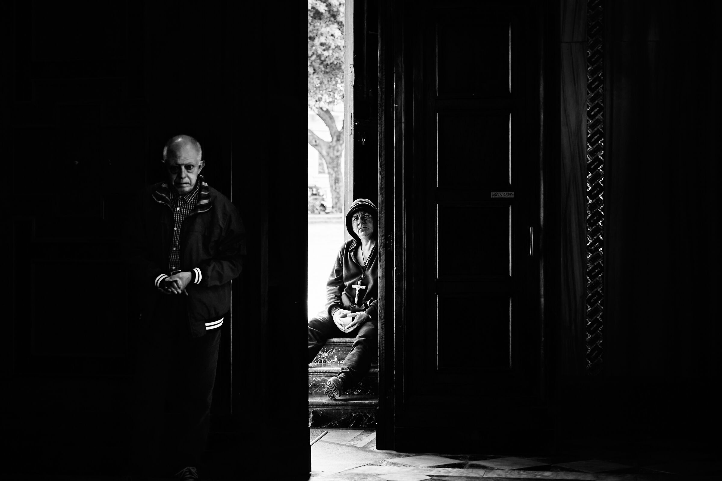 Nosferatu and the beggar..
