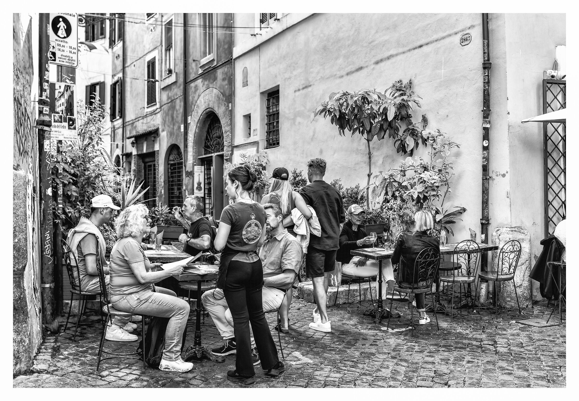 Rome-In the alleys of Trastevere