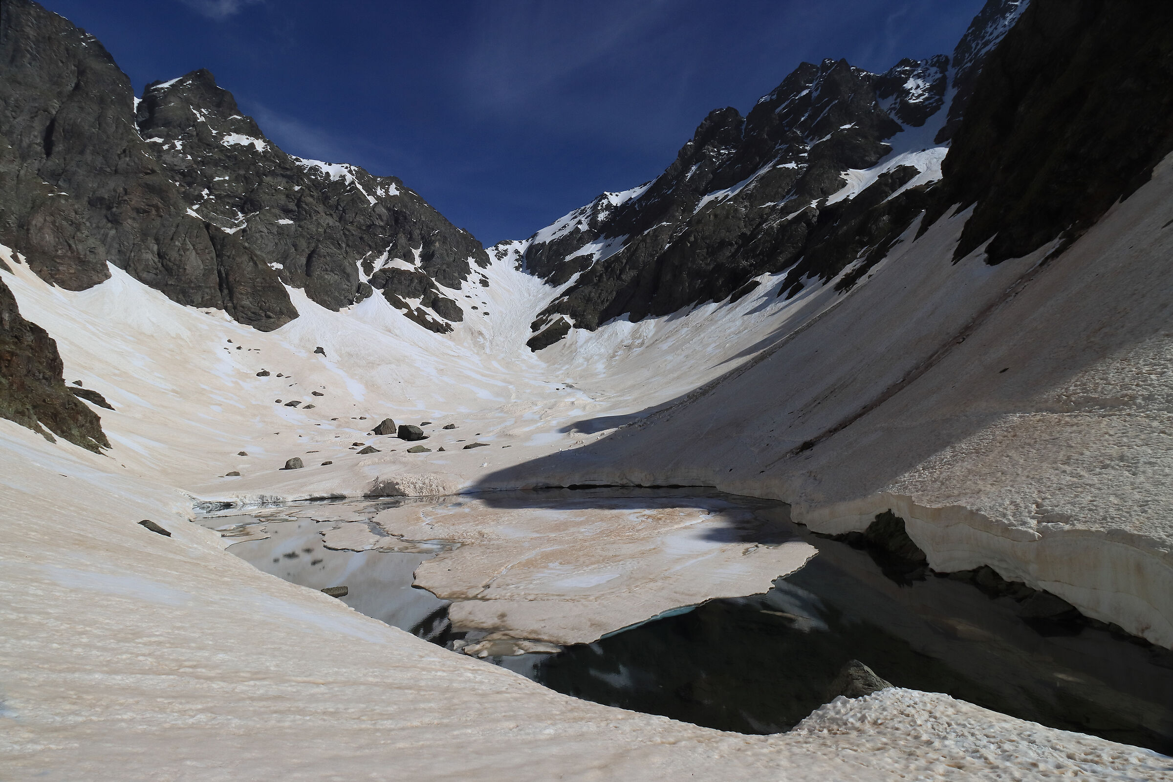 Lake Coca - still frozen