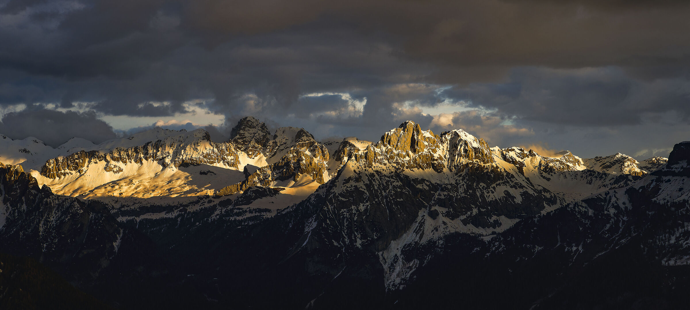 Ultime luci sulle dolomiti