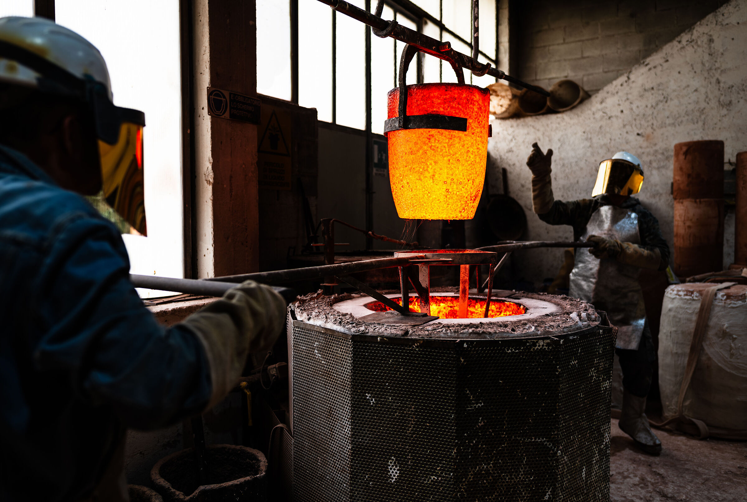 " Where Bronze Melts "