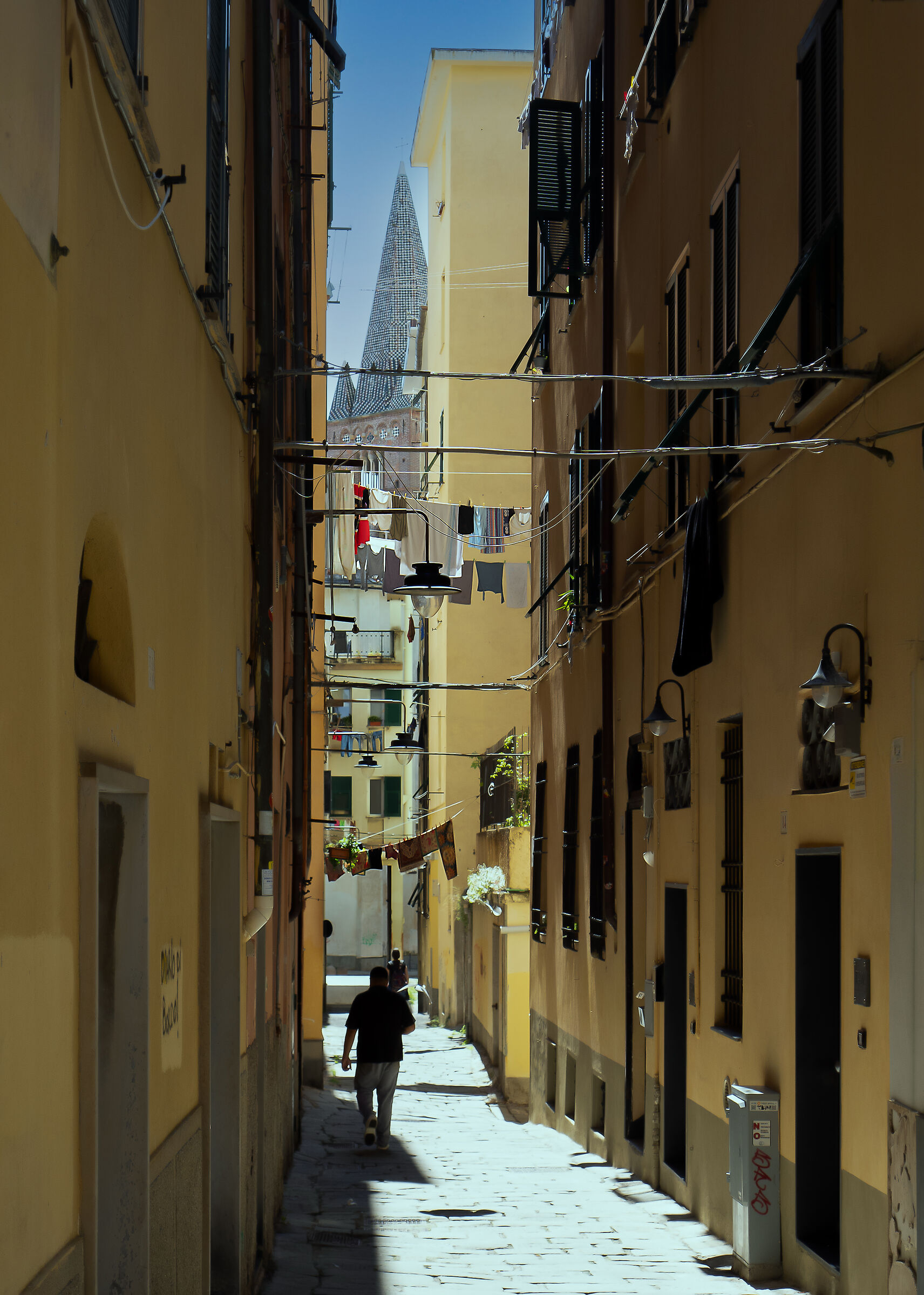 Genoa - Alley in the Sant'Agostino area