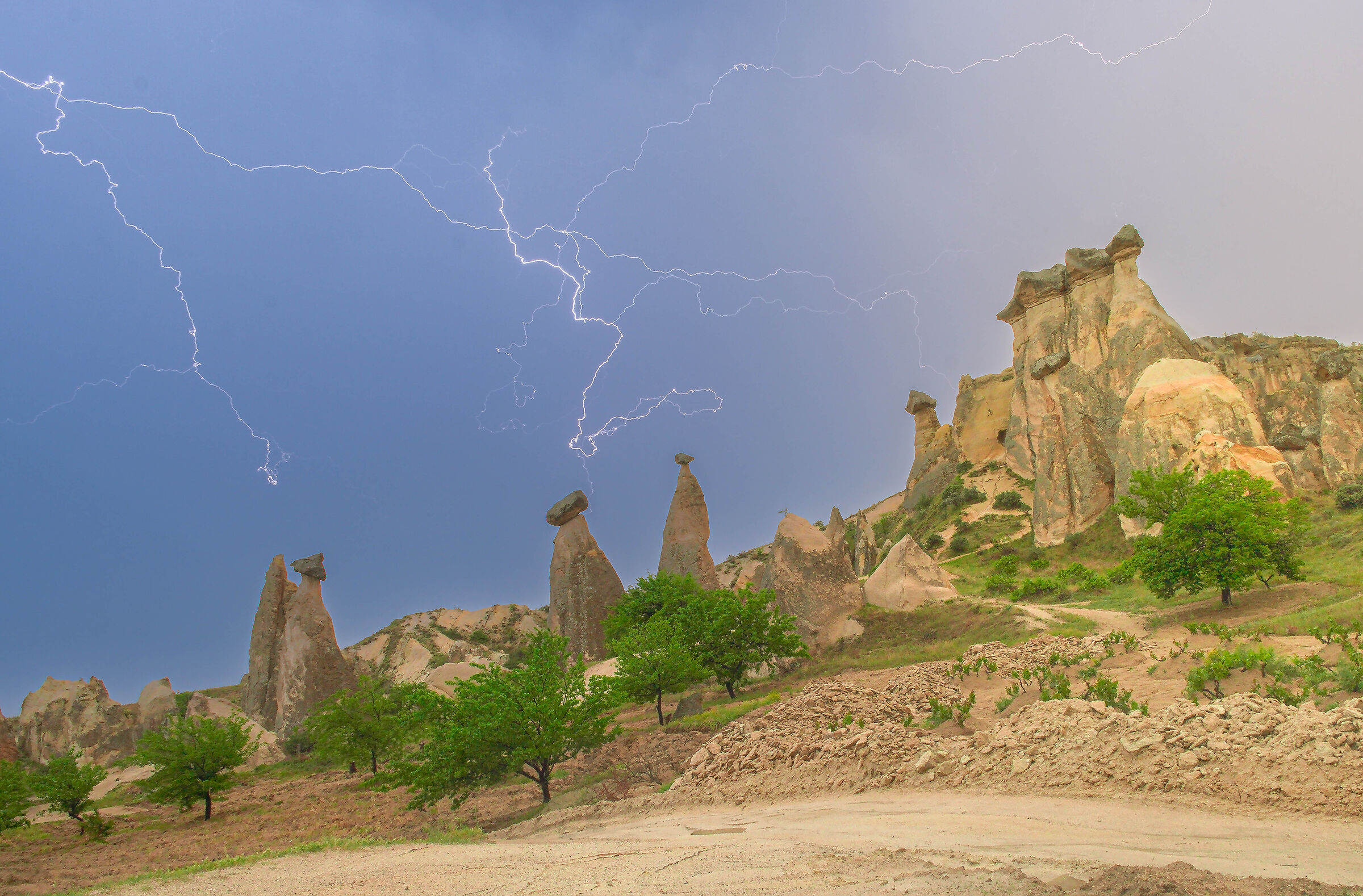 Fulmini in Cappadocia
