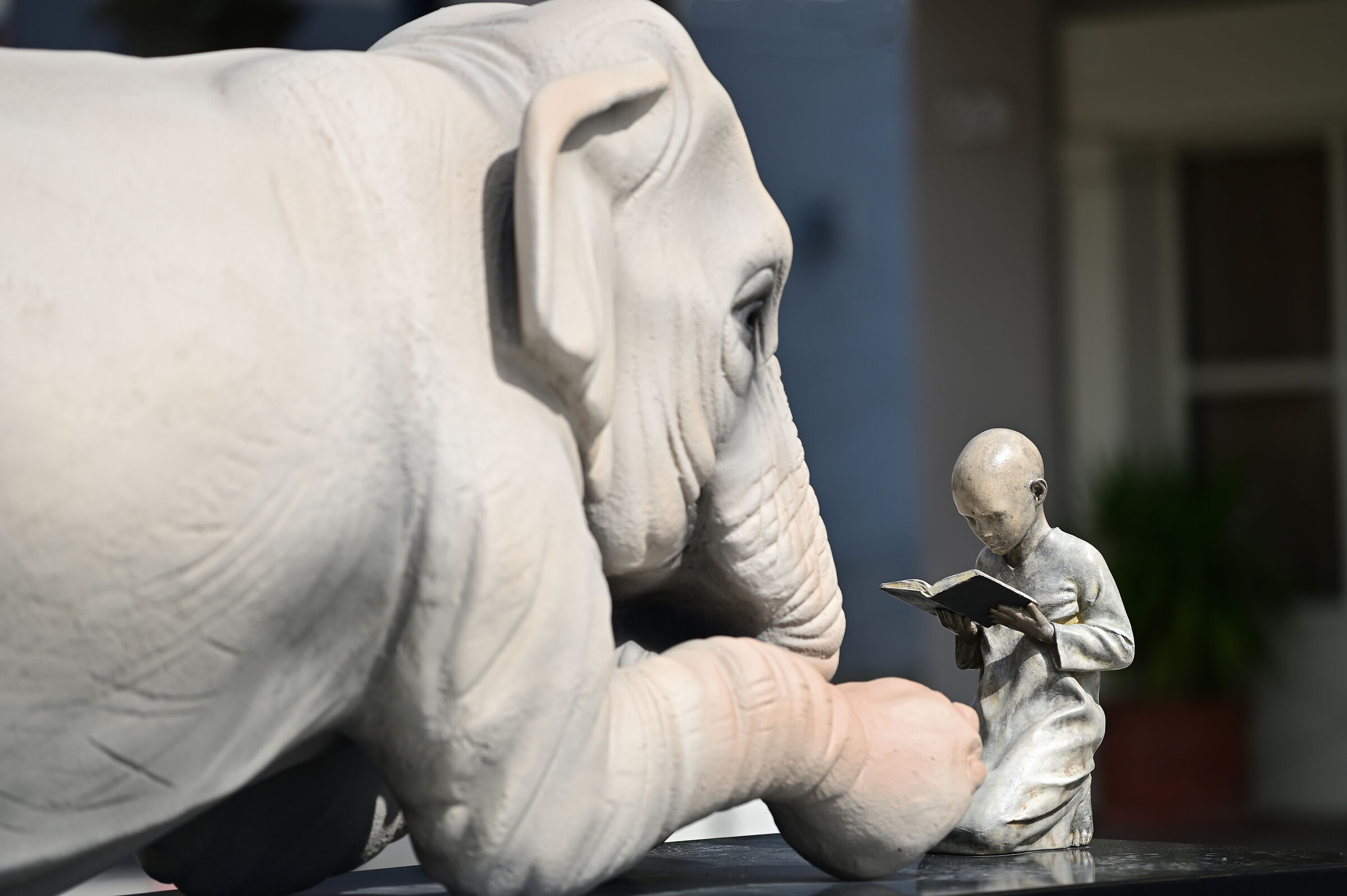 "Elephant and child - homage to Colbert"