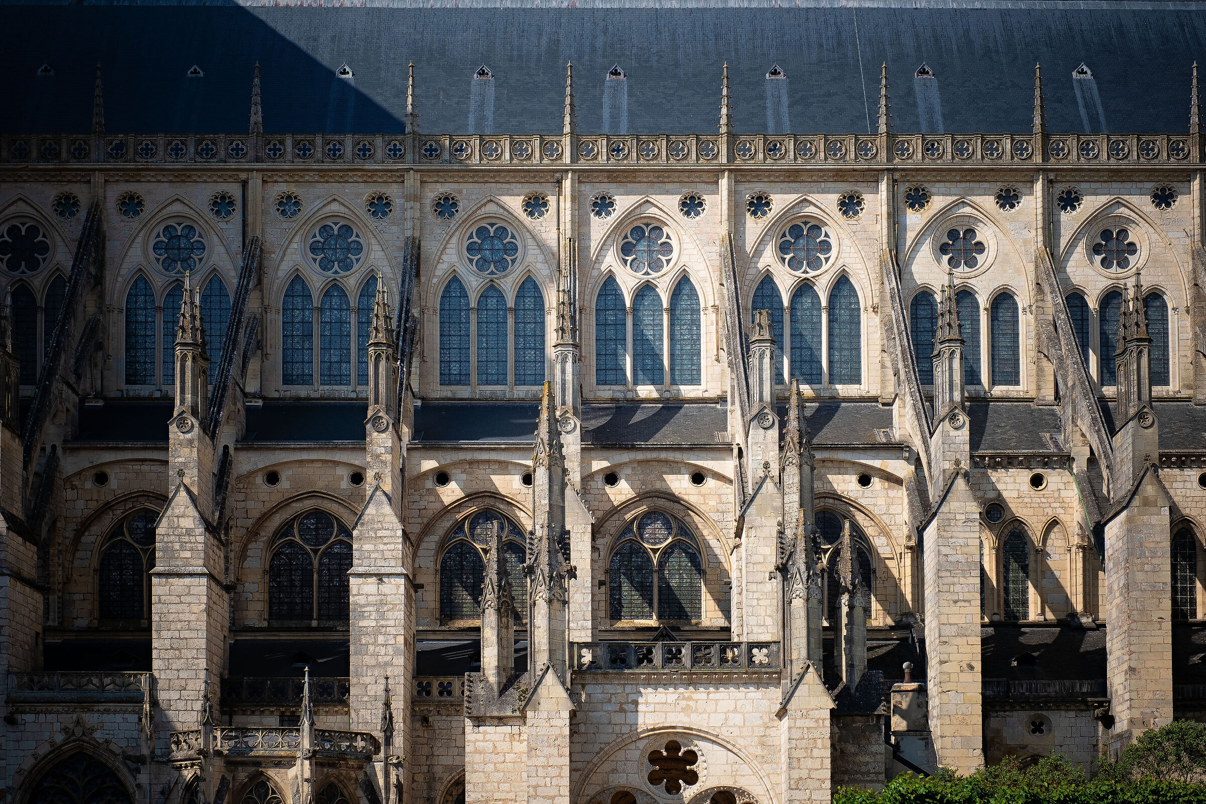 Cattedrale di Bourges , gli splendidi contrafforti