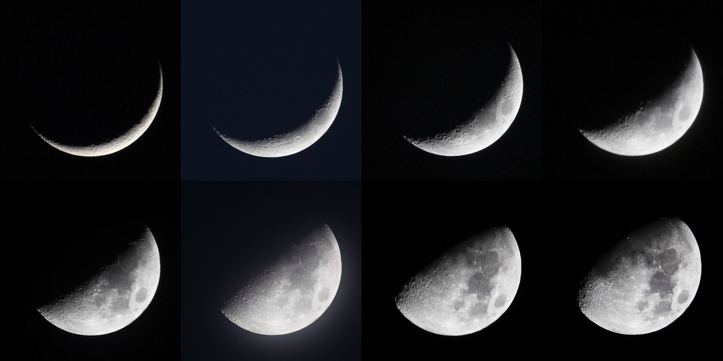 8 evenings of the Moon (May 10-17, 2024)