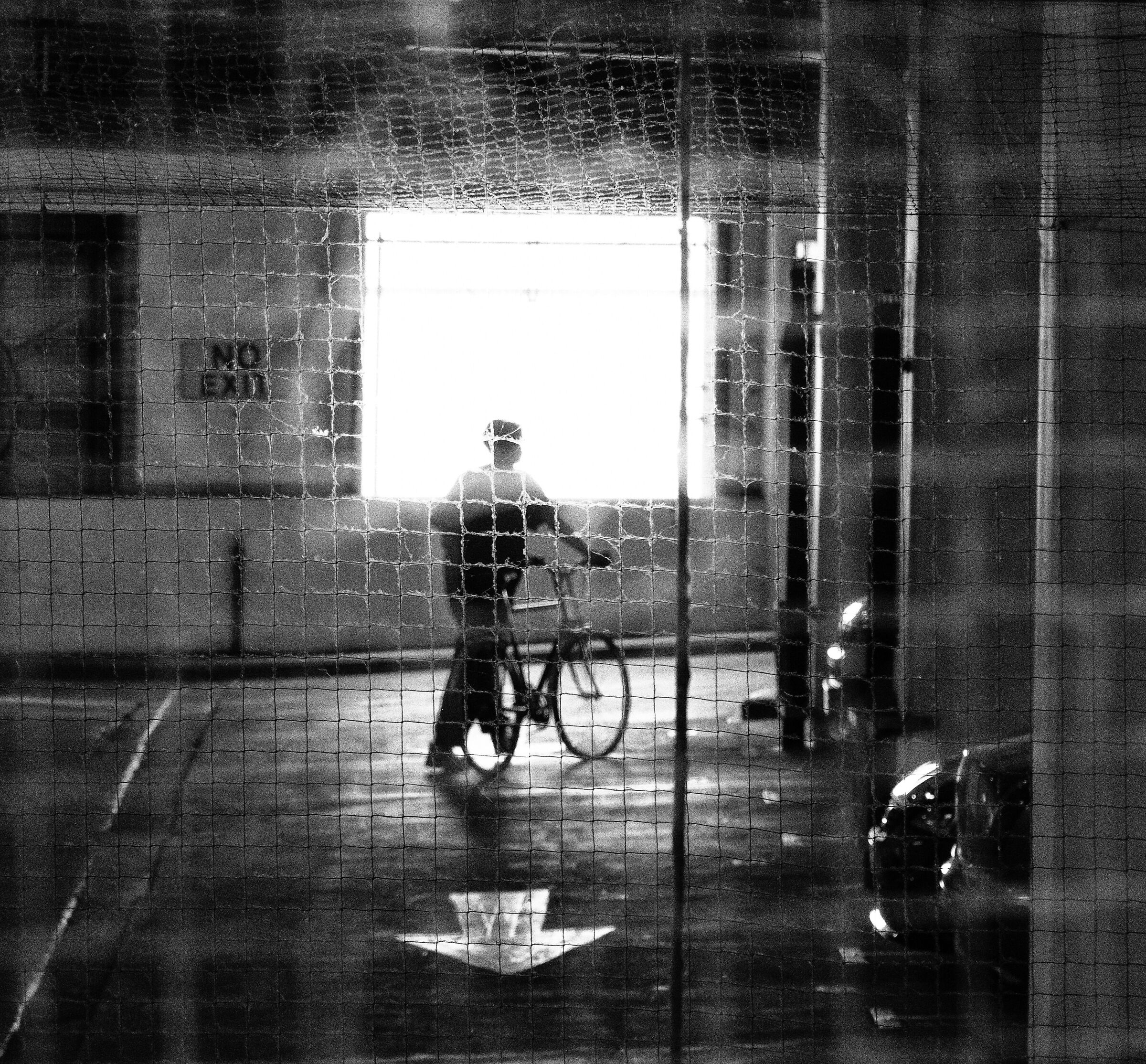 Biciclette nel parcheggio