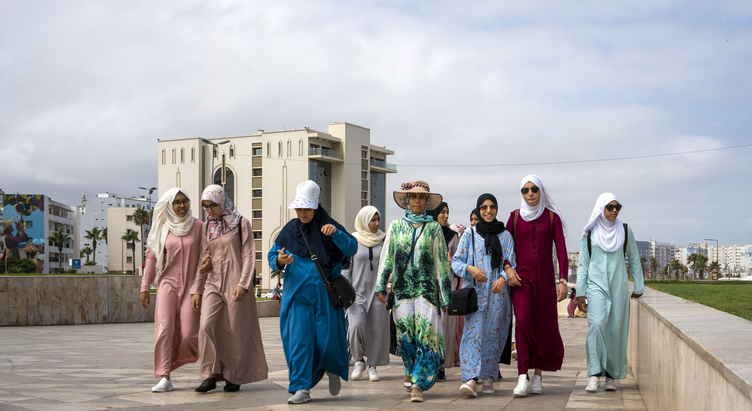 In visita alla moschea di Hassan II, Casablanca