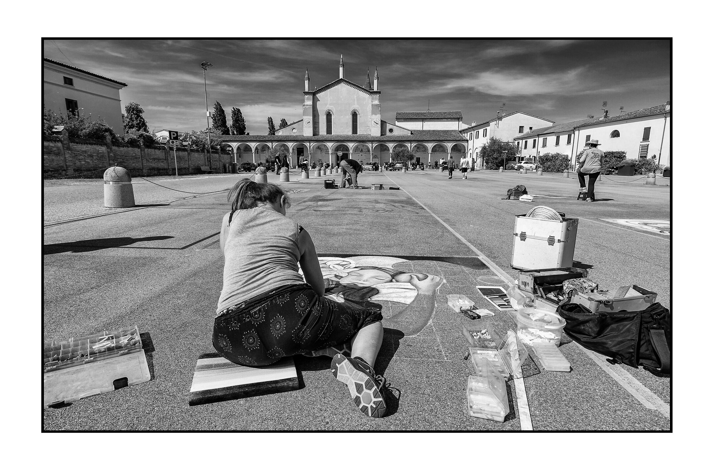 Madonnari a Rivalta.