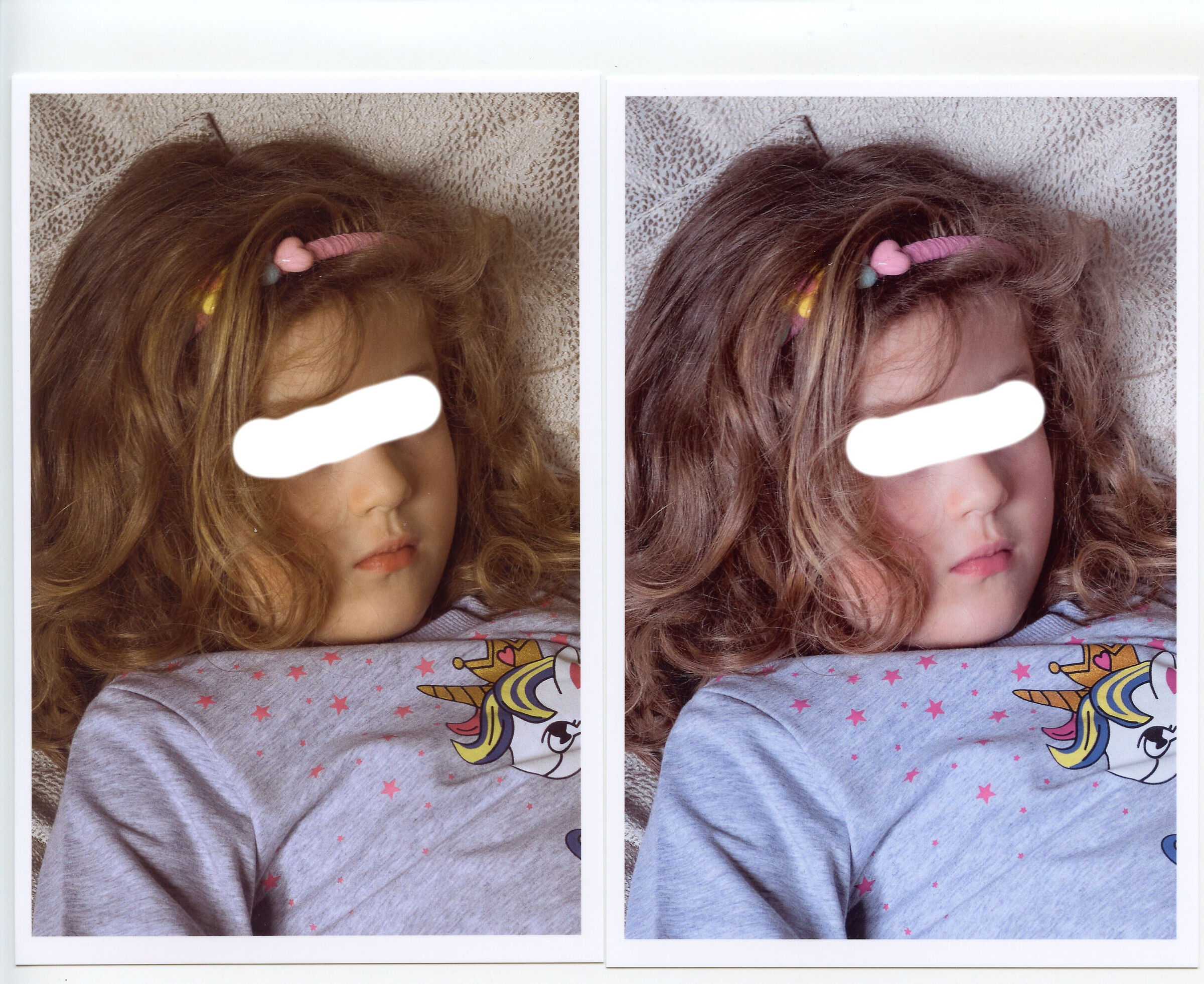 Proof of G550 ICC Keith on the left and ICC Canon 7250 on th...