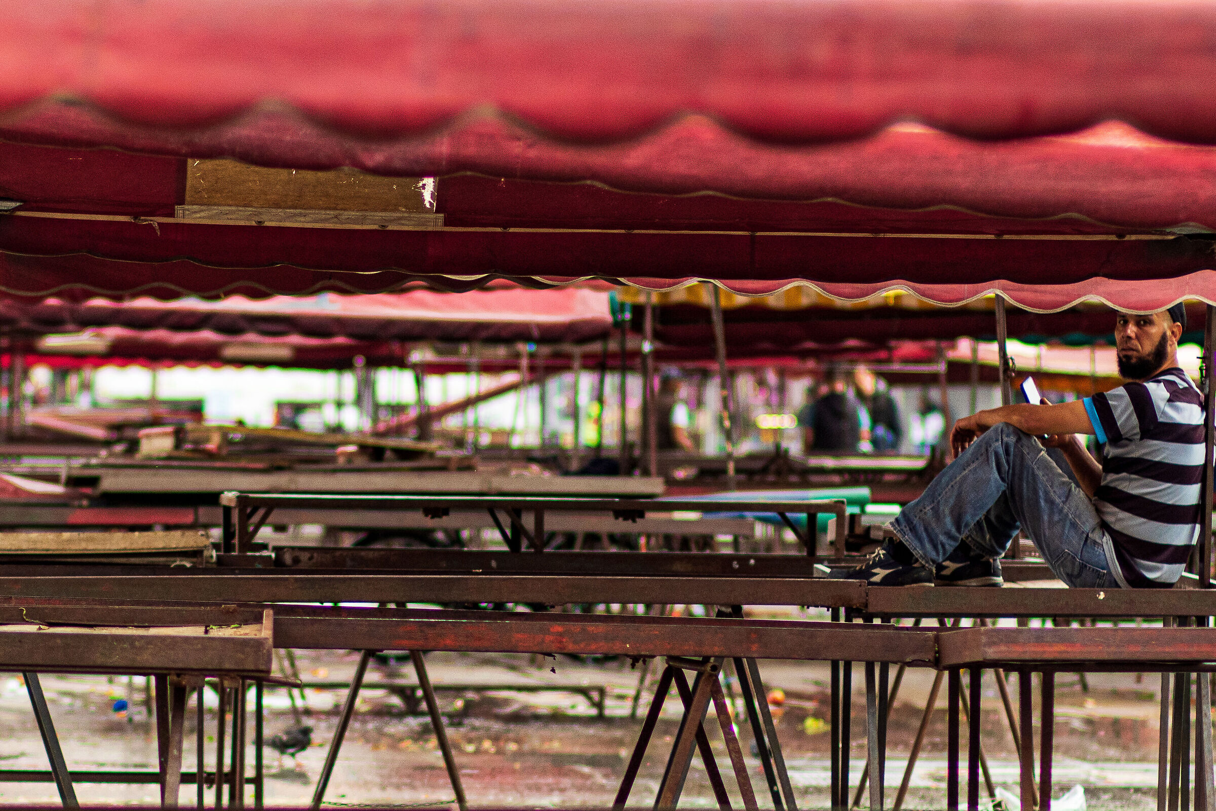 Fine giornata al Mercato di Piazza Repubblica