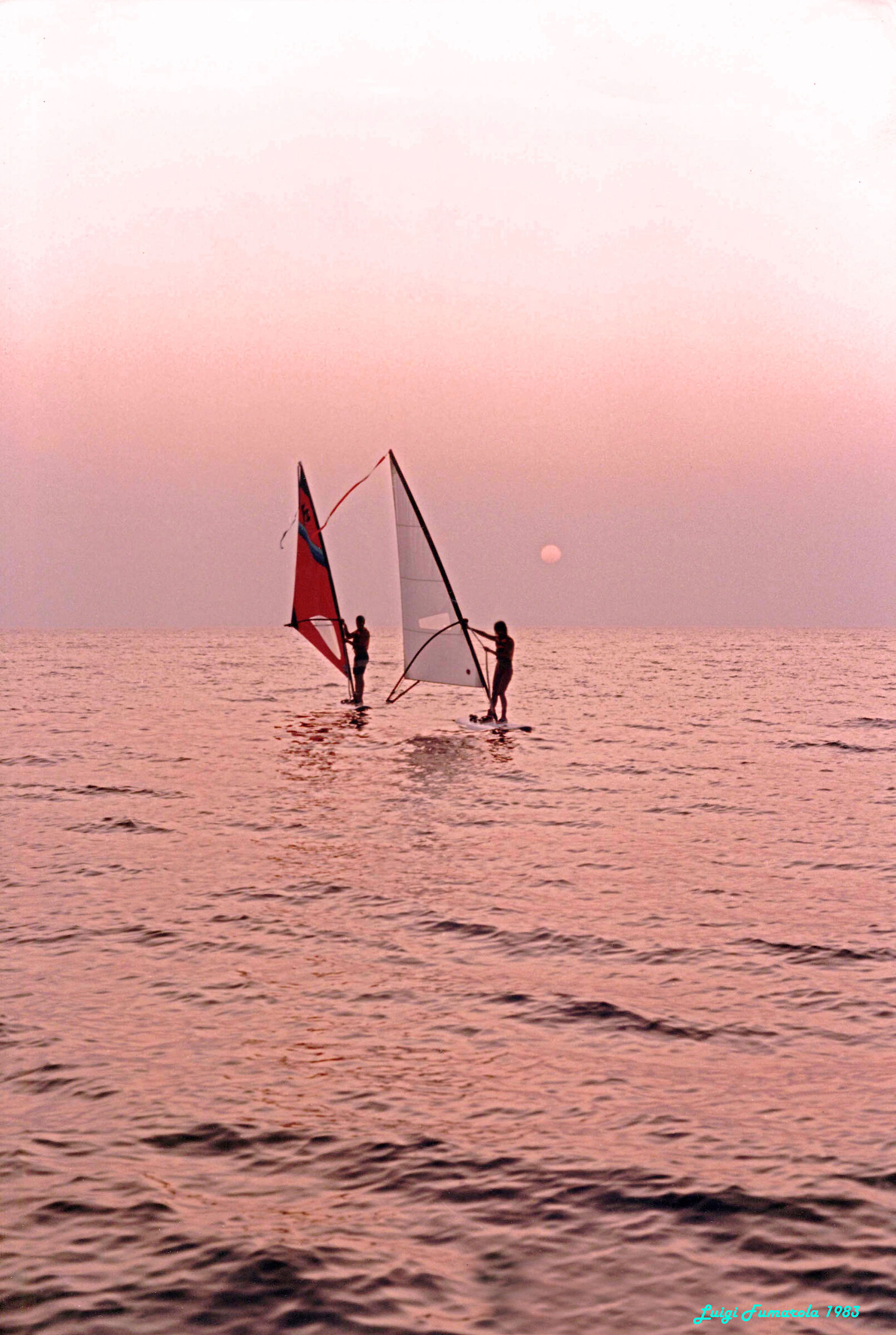 The dawn of windsurfing.