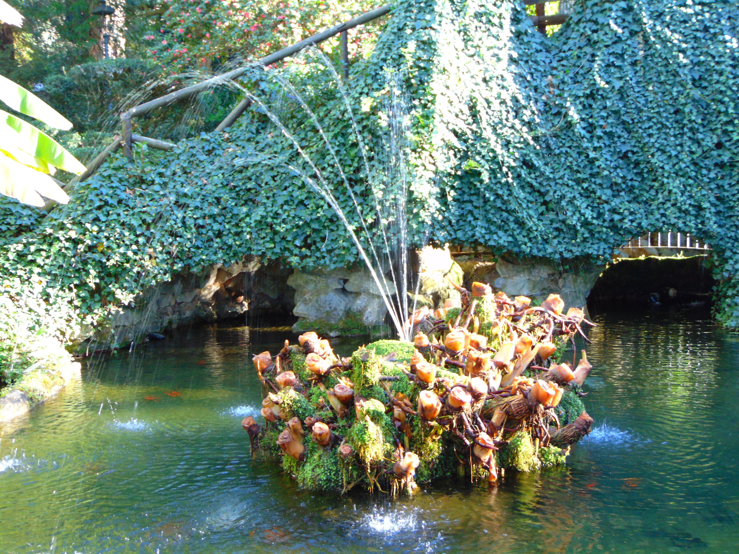 The fountain in the municipal villa